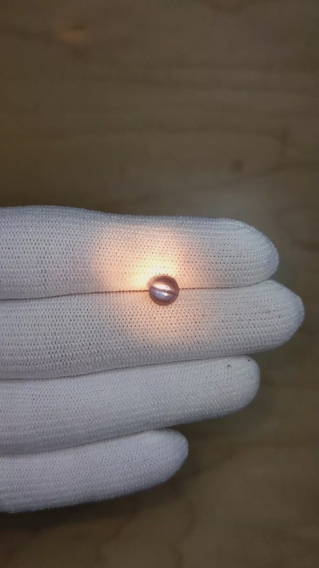 1.17 Ct. Cabochon Alexandrite from Ceylon (Sri Lanka) Size Video