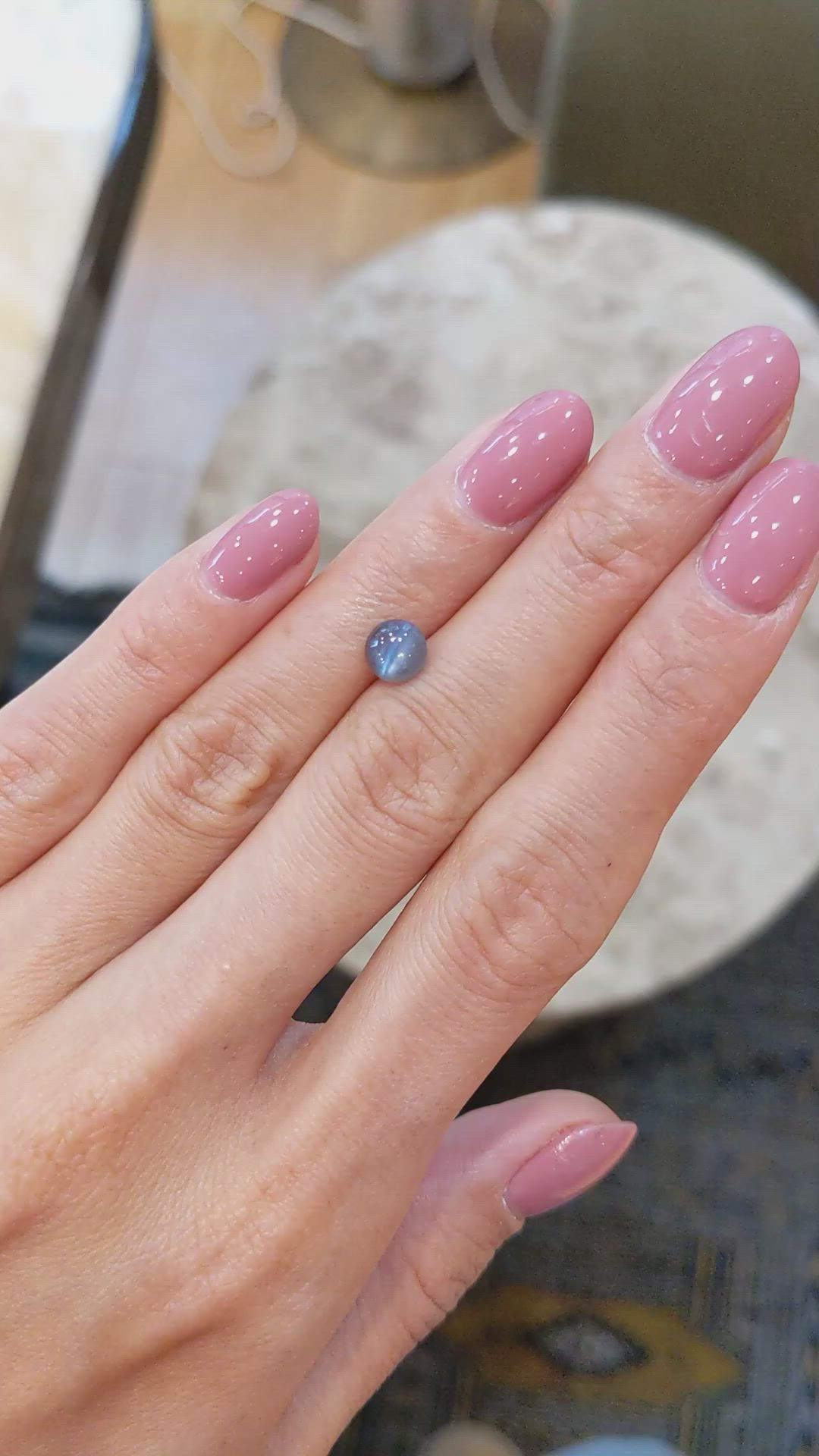 1.17 Ct. Cabochon Alexandrite from Ceylon (Sri Lanka) Size Video