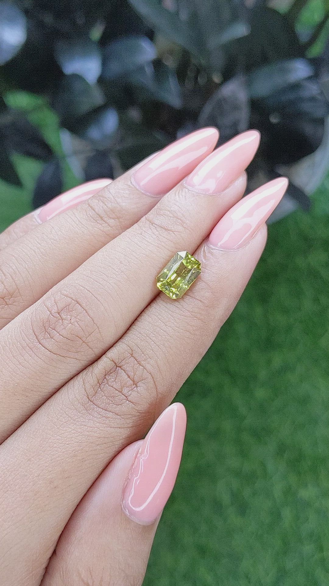 2.47 Ct. Chrysoberyl from Tanzania Size Video