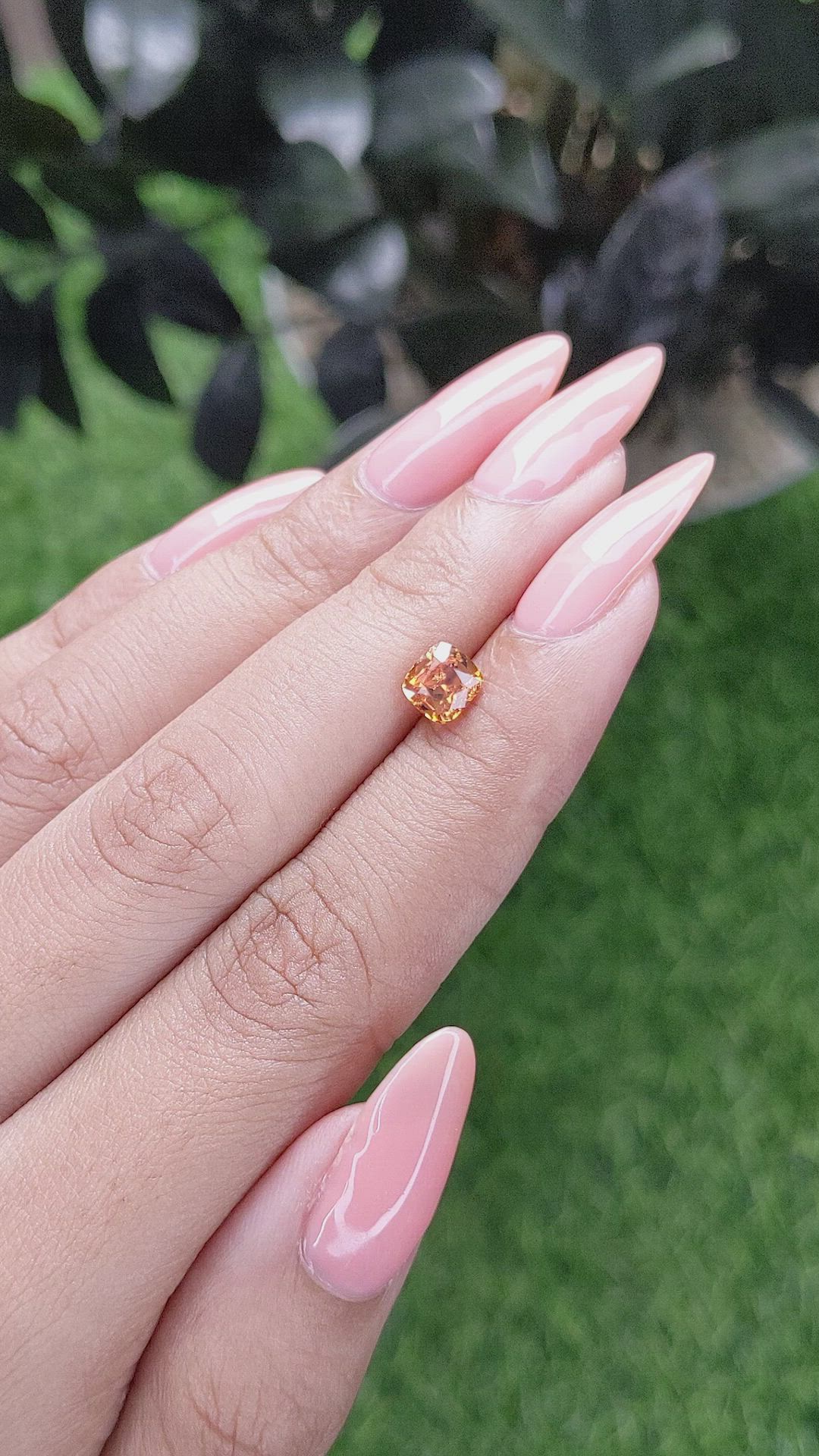 1.46 Ct. Spessartite Garnet from Tanzania Size Video