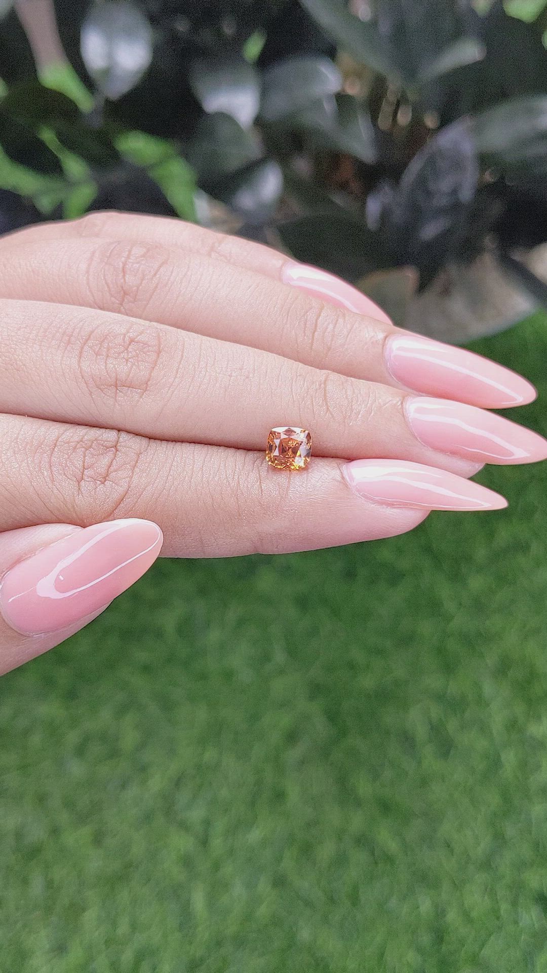 1.46 Ct. Spessartite Garnet from Tanzania Size Video