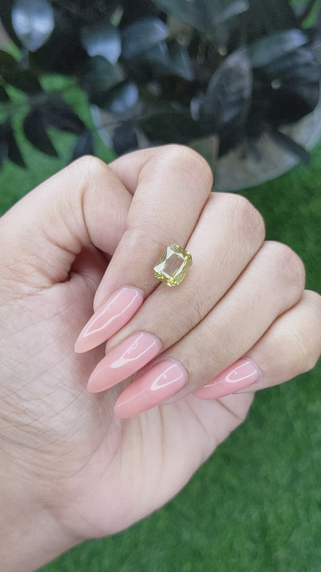 2.80 Ct. Chrysoberyl from Tanzania Size Video