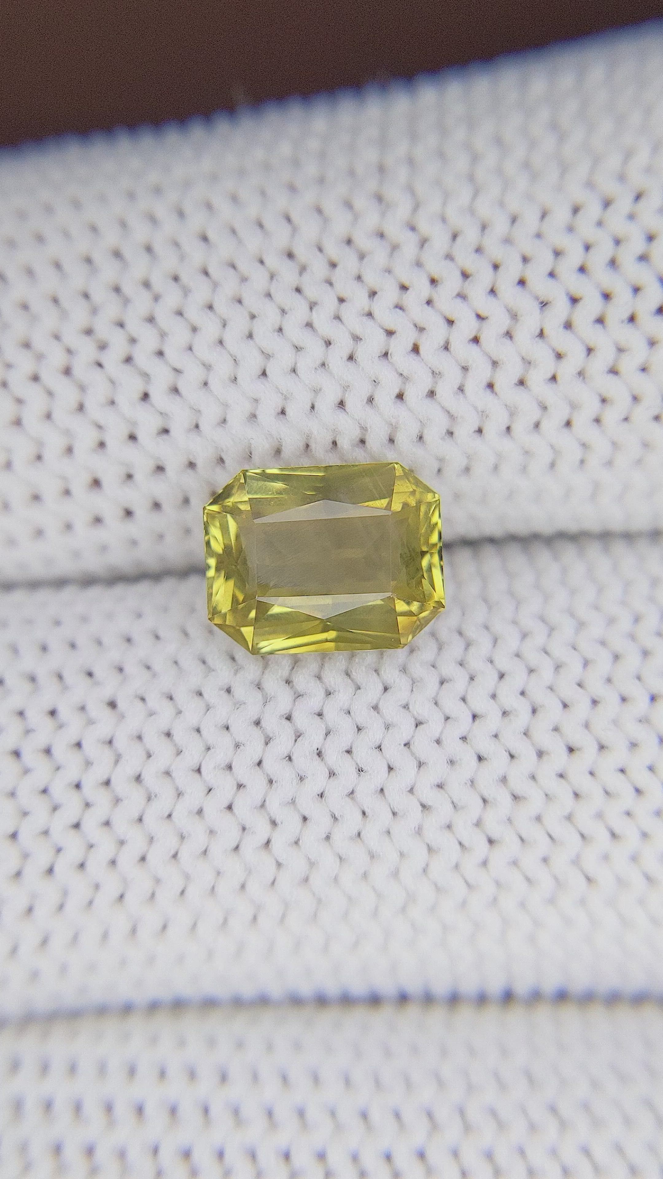 2.80 Ct. Chrysoberyl from Tanzania Size Video