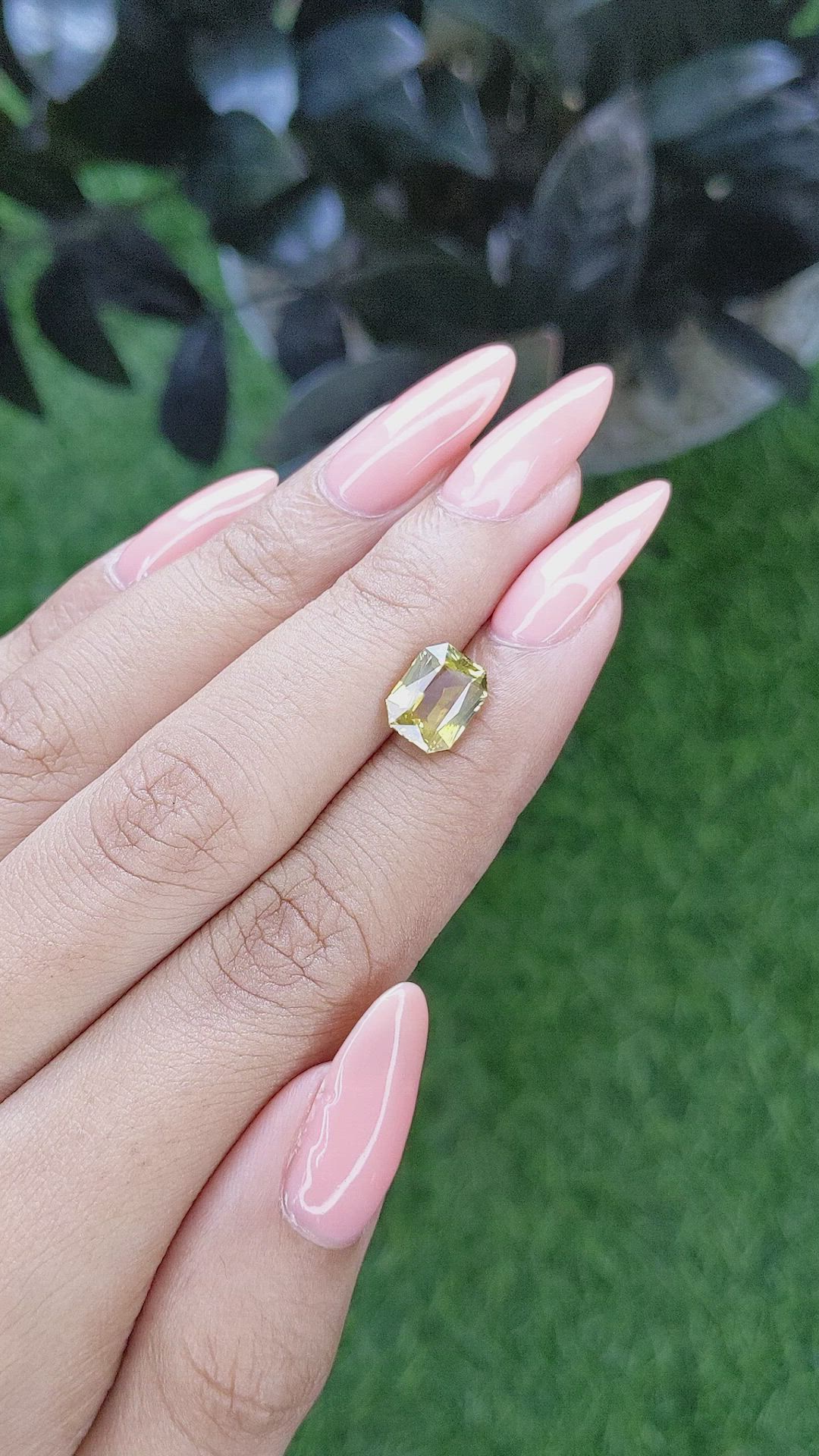 2.80 Ct. Chrysoberyl from Tanzania Size Video