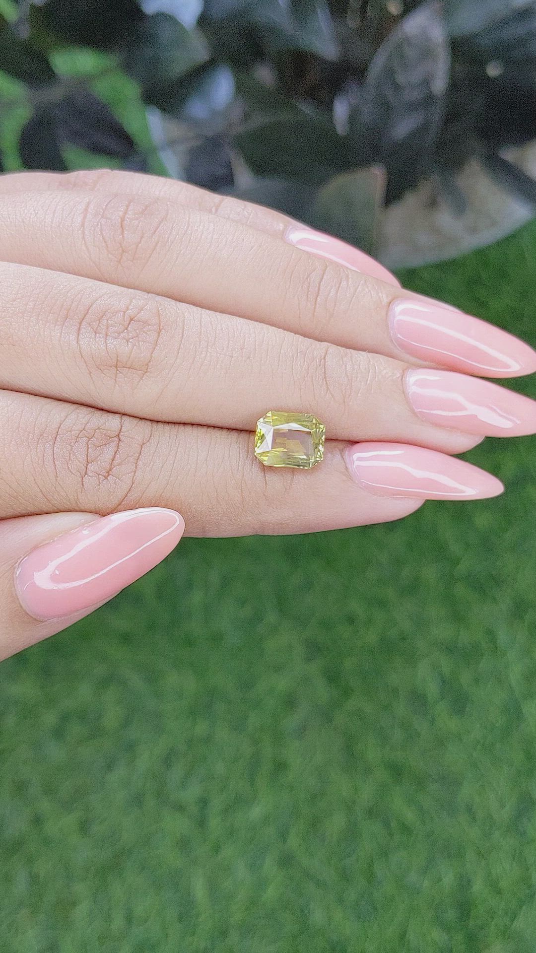 2.80 Ct. Chrysoberyl from Tanzania Size Video