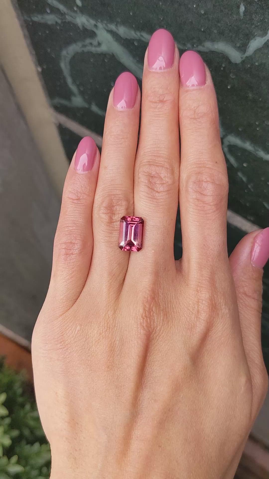 4.84 Ct. Tourmaline from Tanzania Size Video