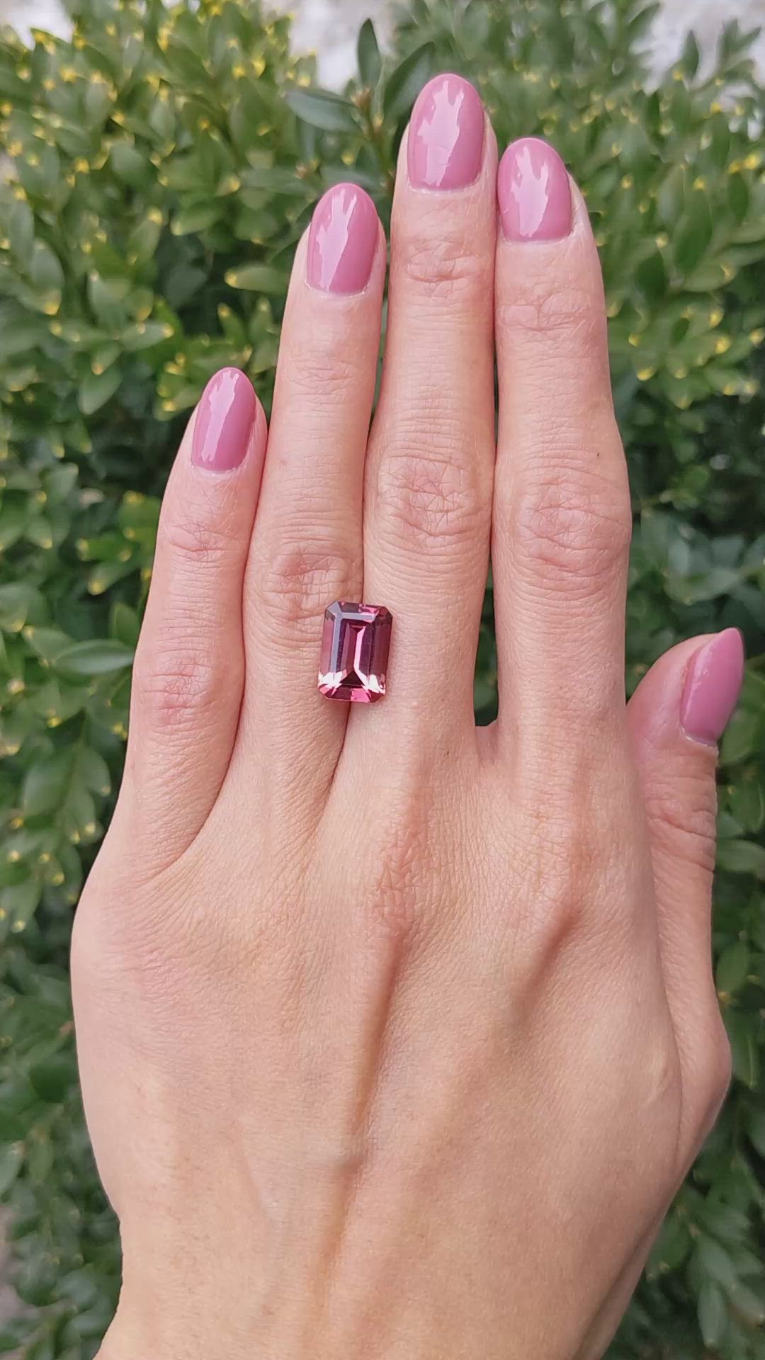 4.84 Ct. Tourmaline from Tanzania Size Video