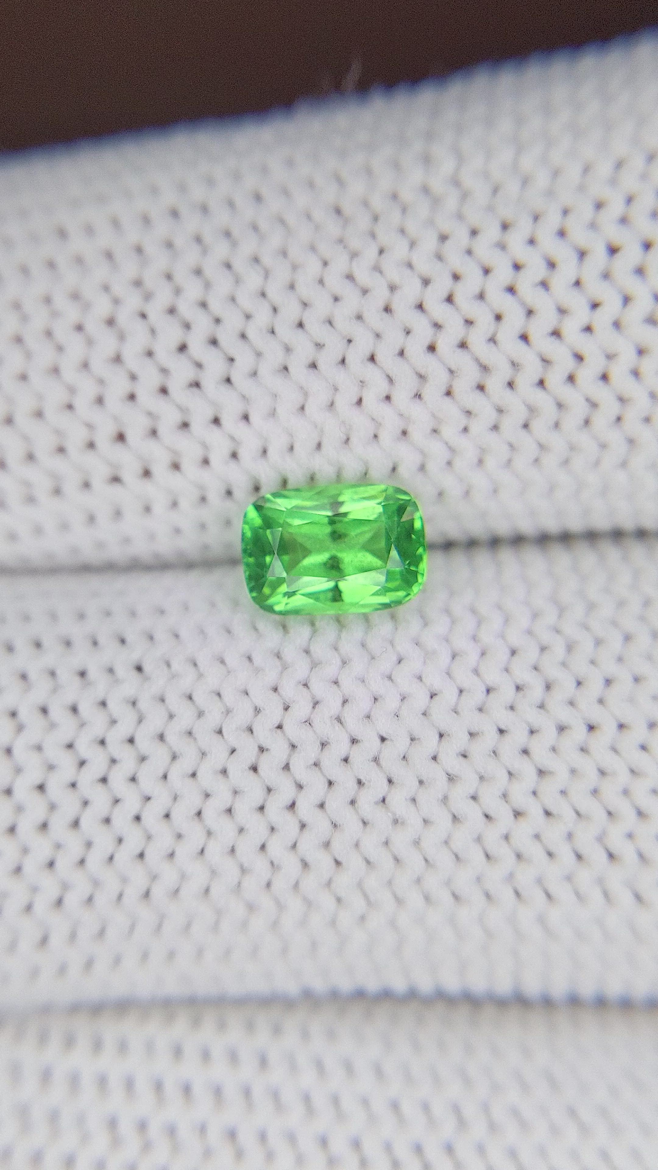 1.21 Ct. Tsavorite Garnet from Kenya Size Video