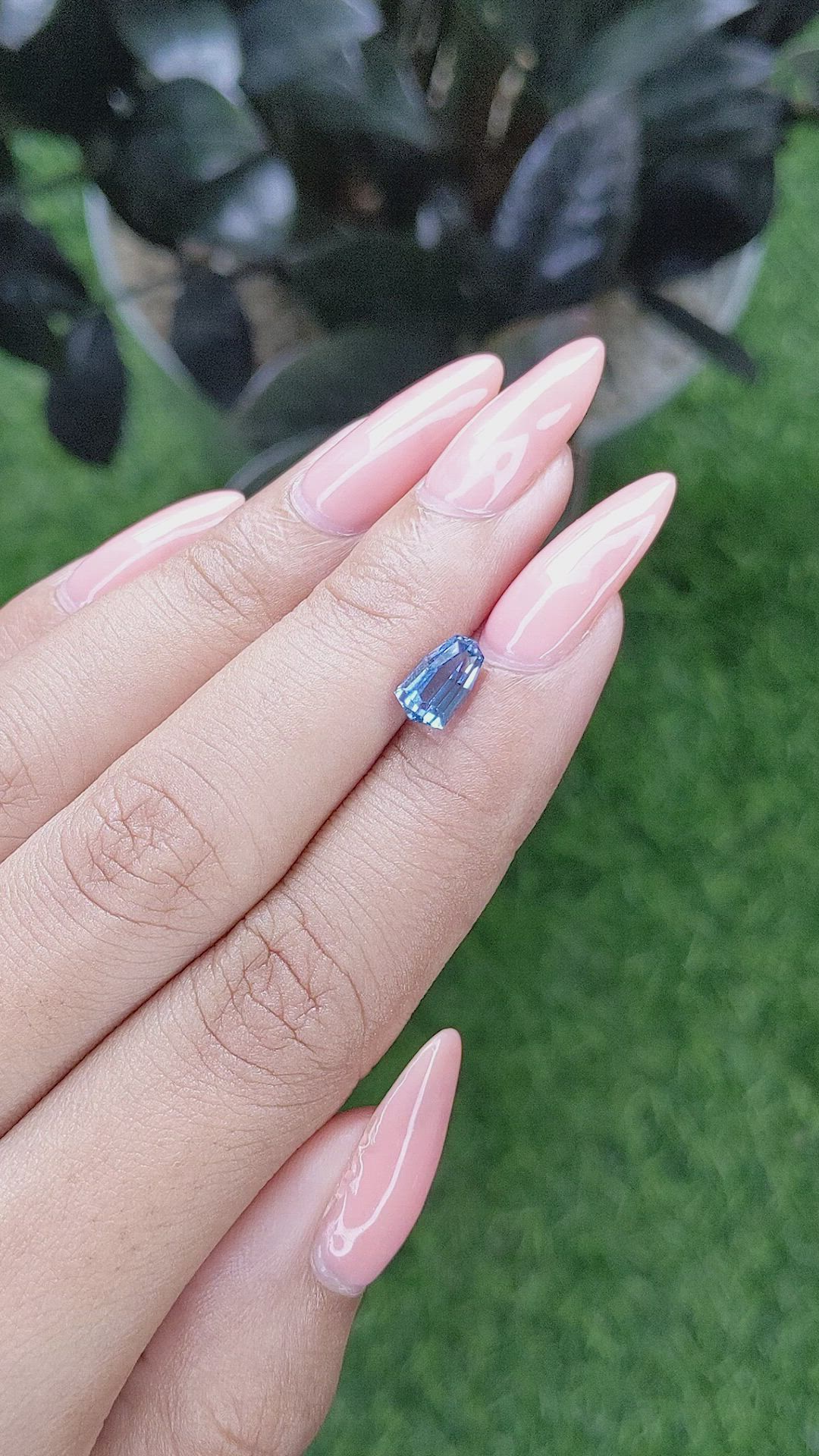 1.28 Ct. Cobalt Spinel from Tanzania Size Video