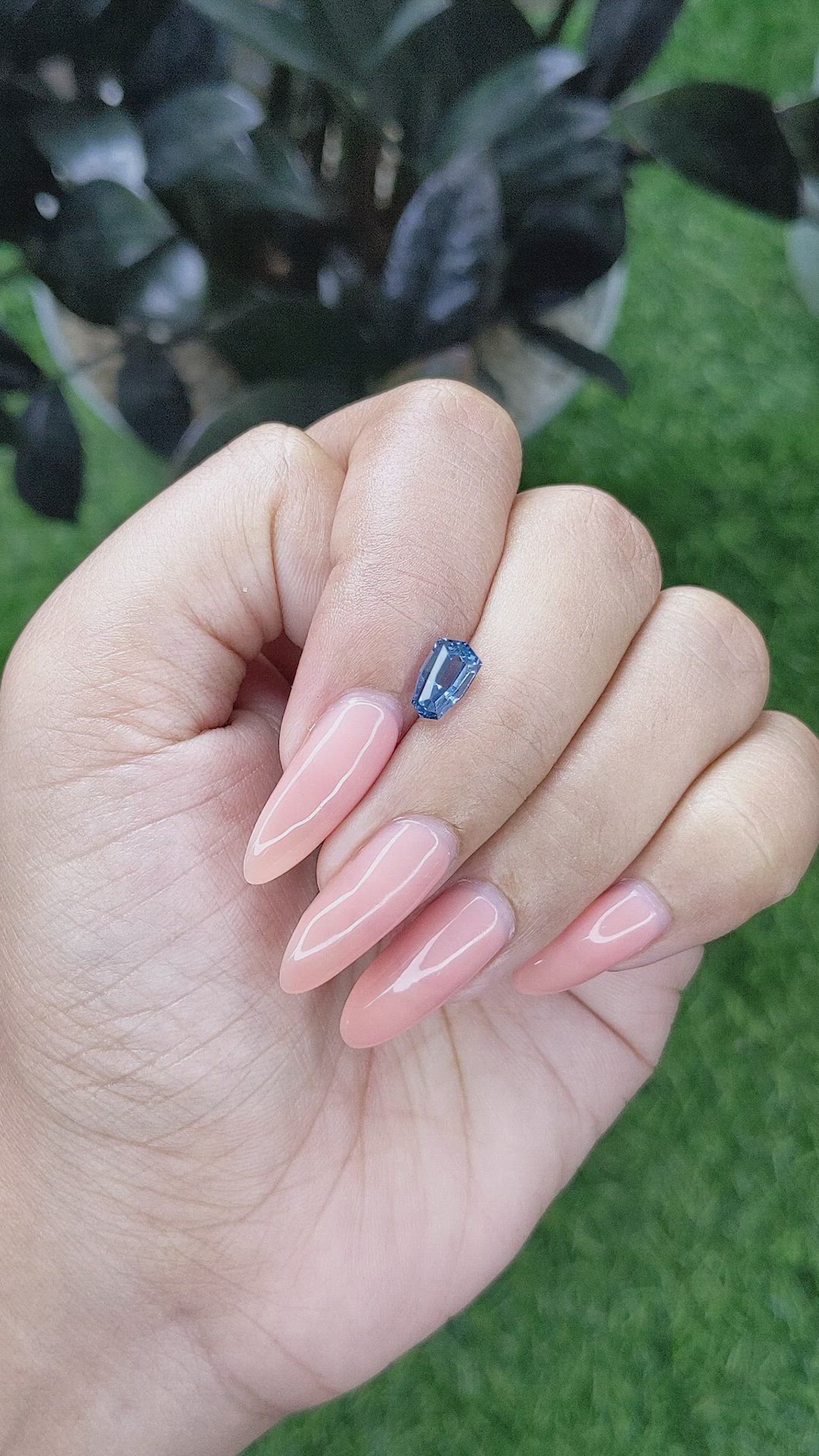 1.28 Ct. Cobalt Spinel from Tanzania Size Video