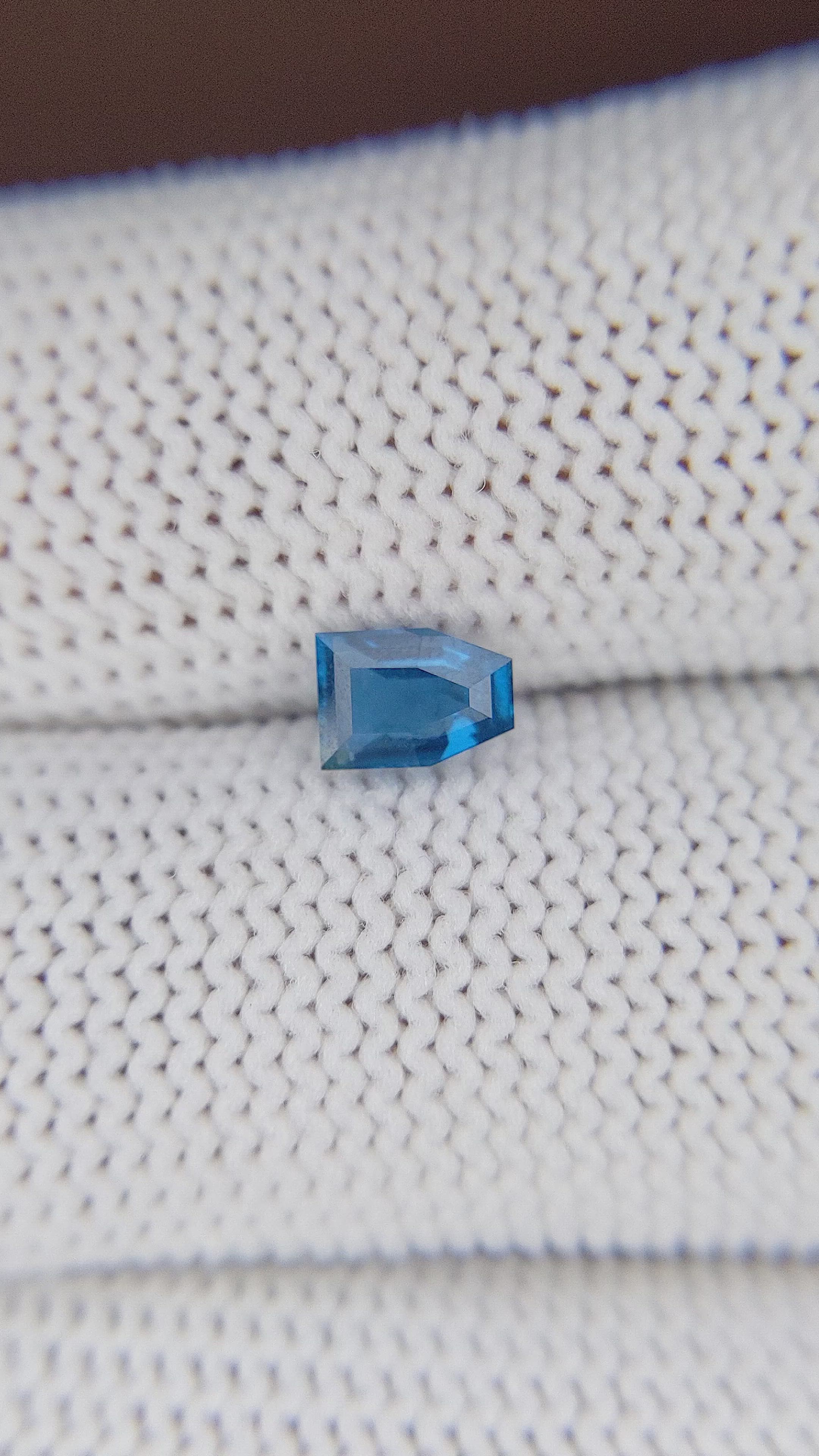 0.63 Ct. Cobalt Spinel from Tanzania Size Video