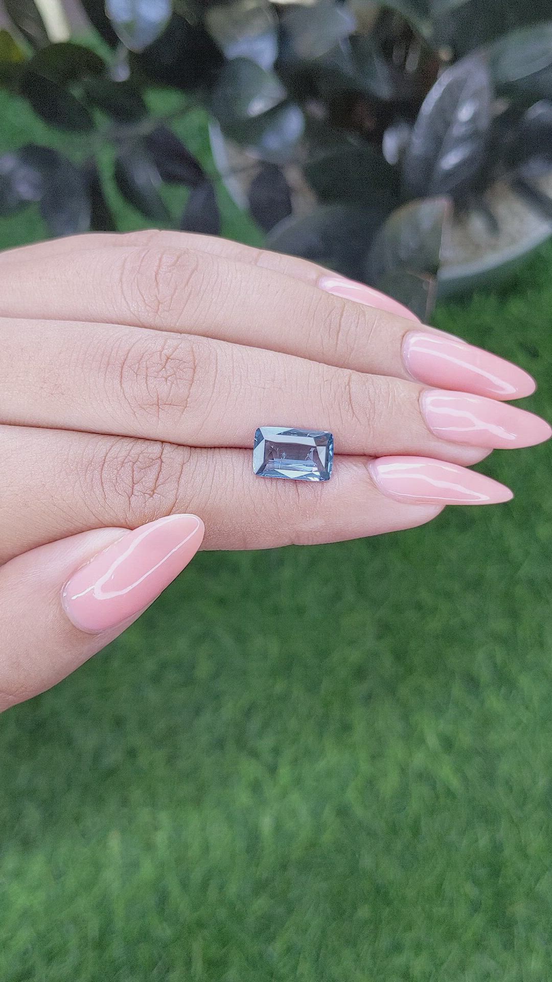 2.86 Ct. Spinel from Tanzania Size Video