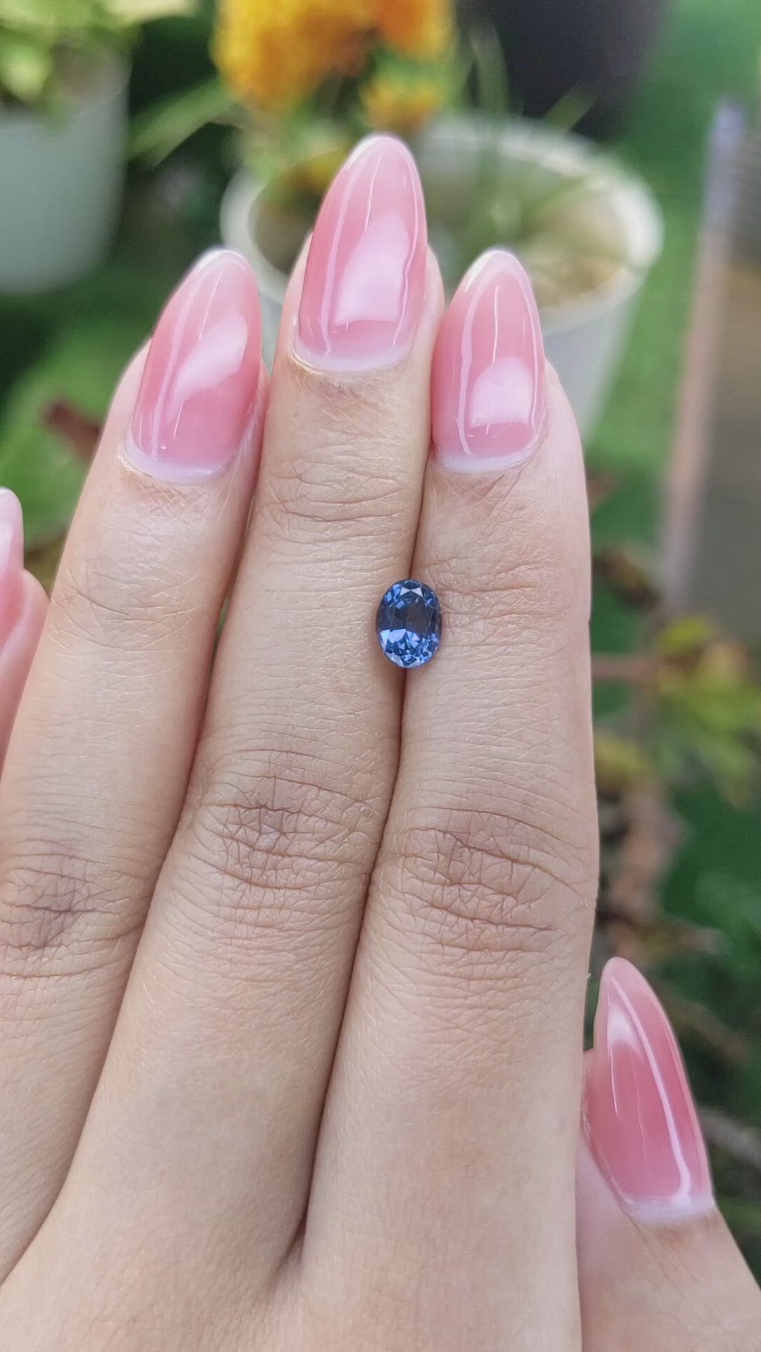 1.02 Ct. Spinel from Ceylon (Sri Lanka) Size Video