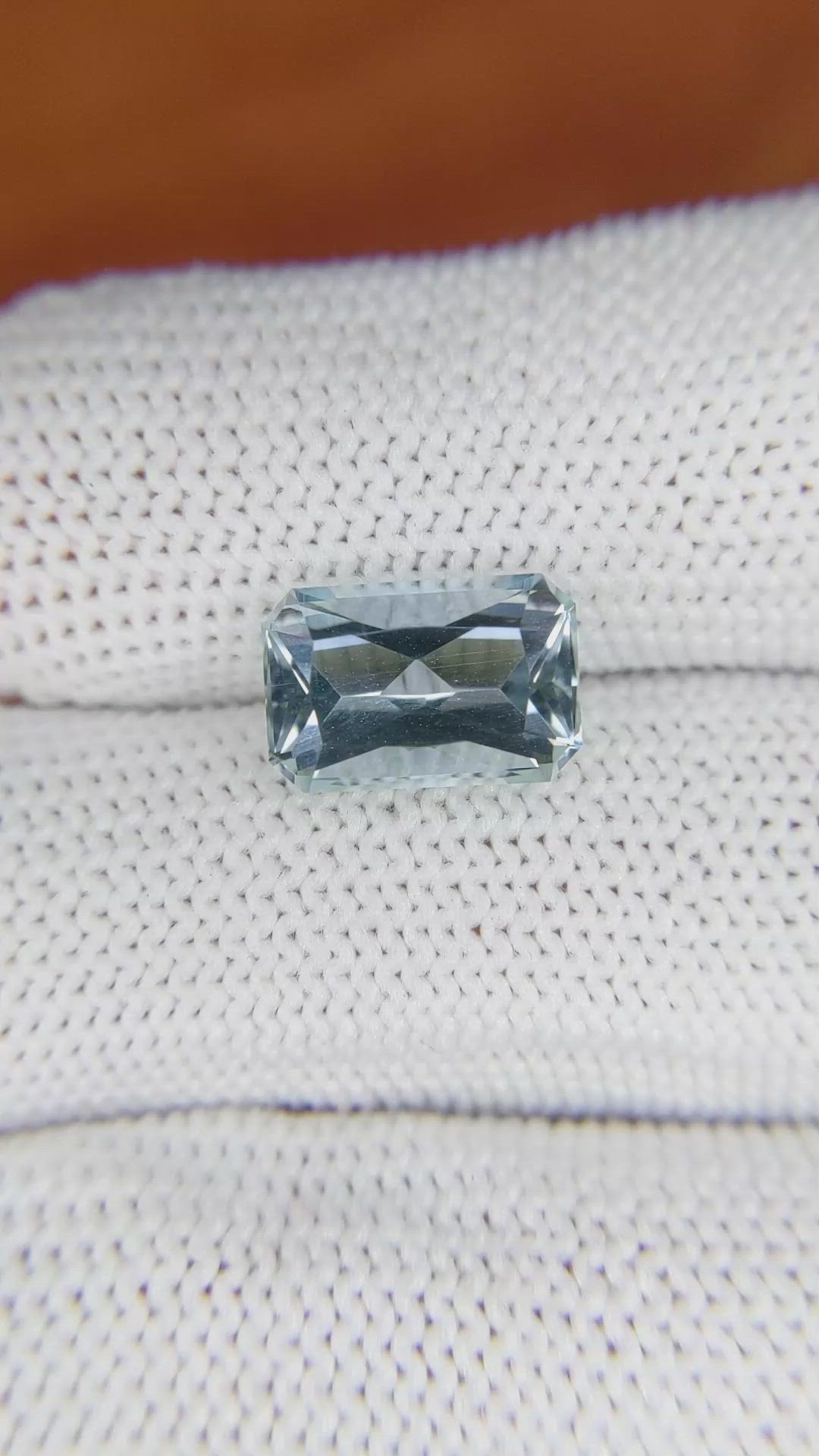 3.22 Ct. Aquamarine from Tanzania Size Video