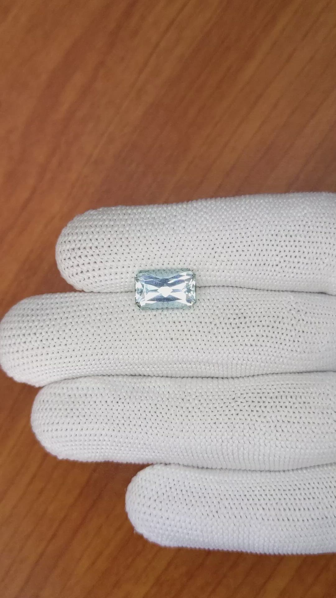 3.22 Ct. Aquamarine from Tanzania Size Video