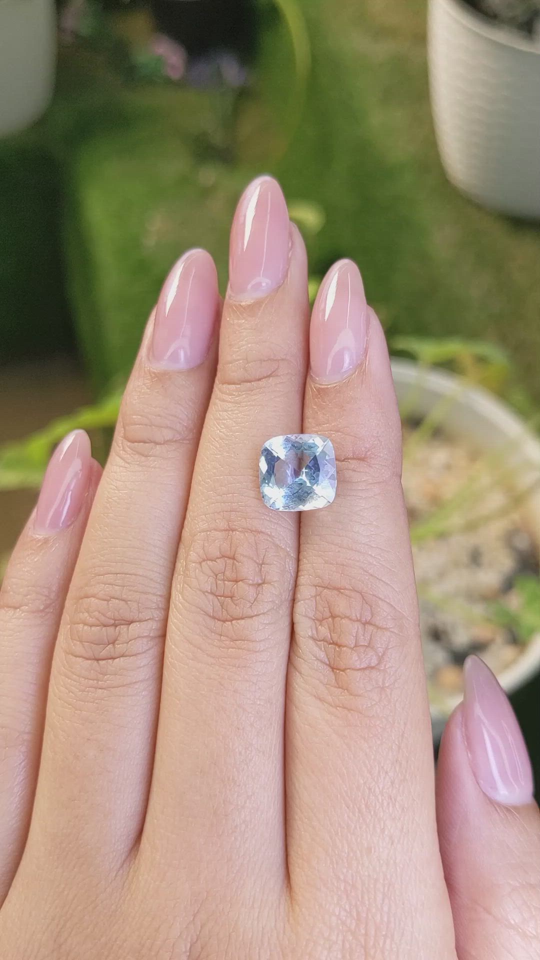 3.21 Ct. Aquamarine from Tanzania Size Video