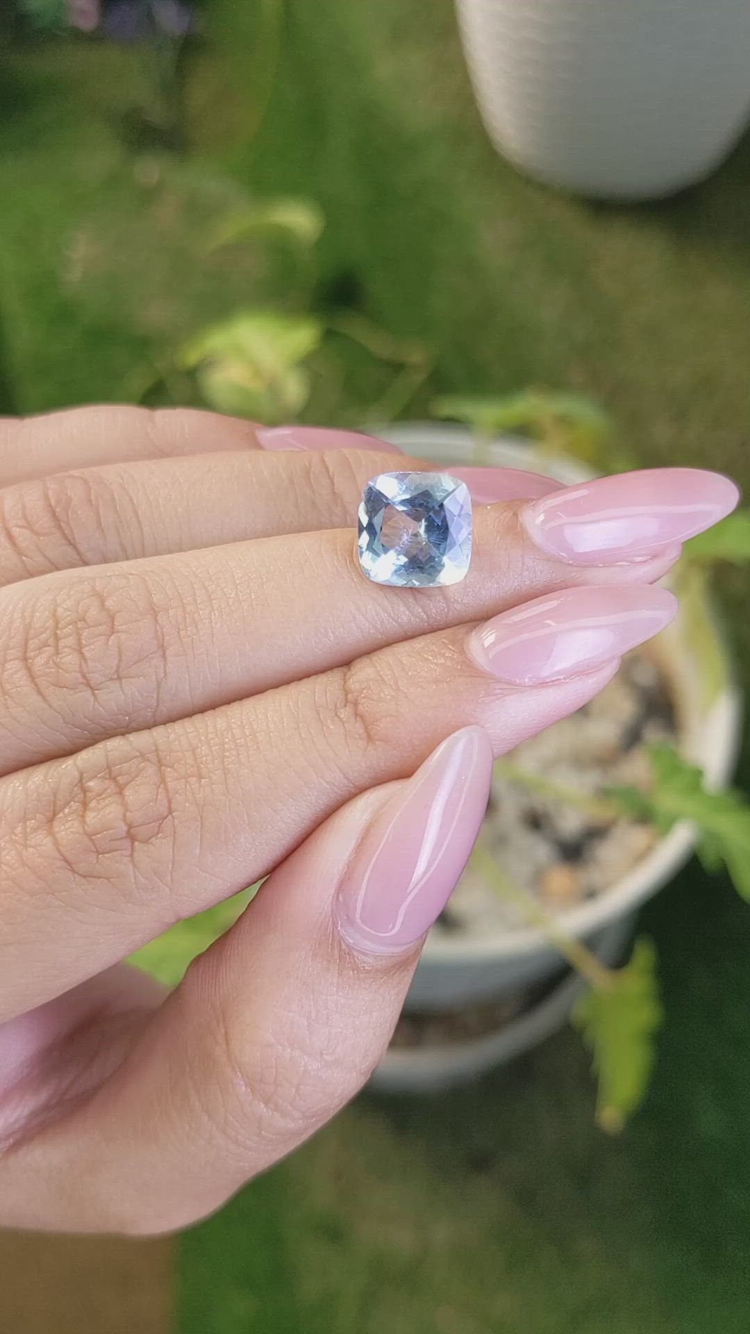 3.21 Ct. Aquamarine from Tanzania Size Video