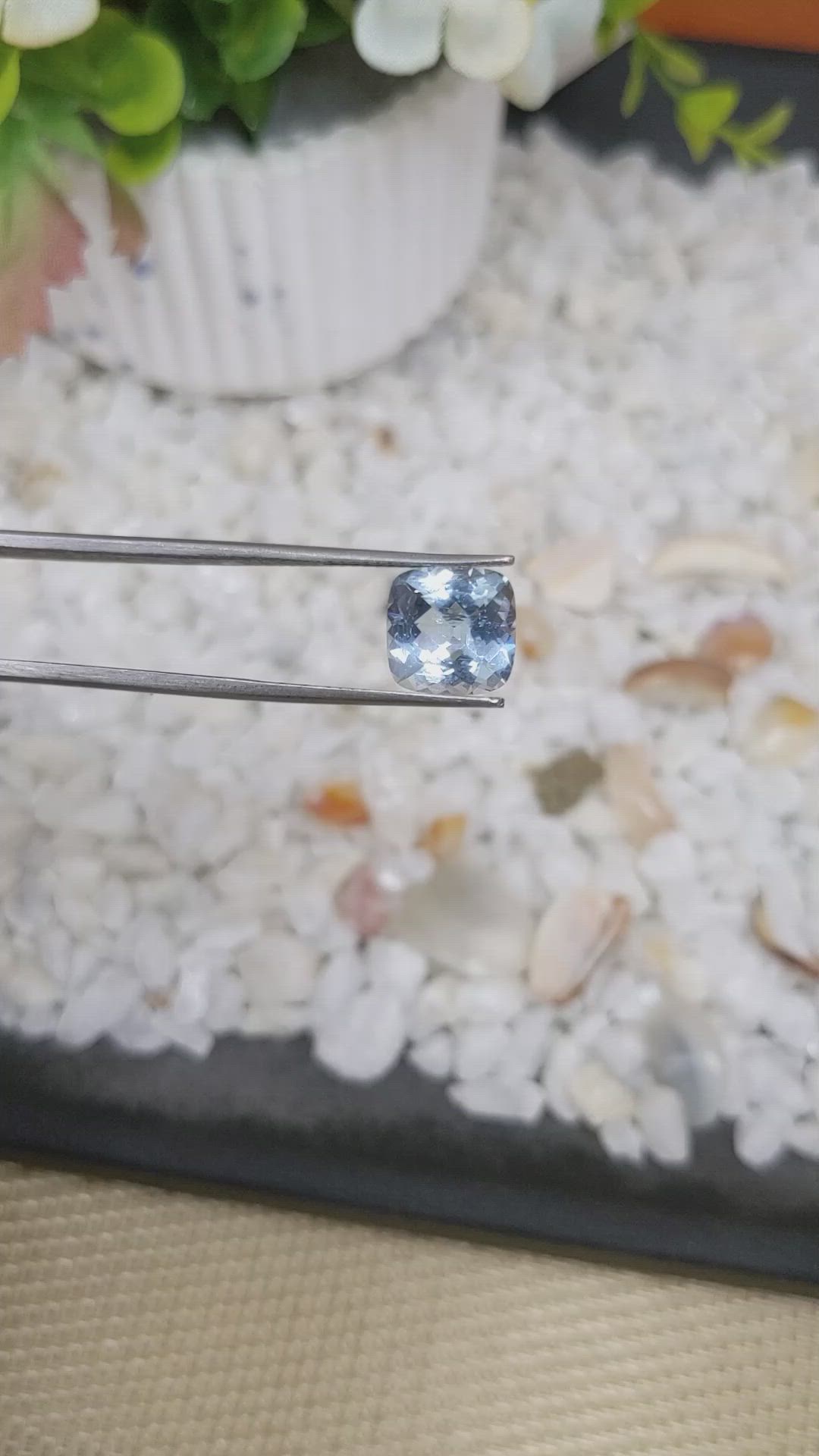 3.21 Ct. Aquamarine from Tanzania Size Video