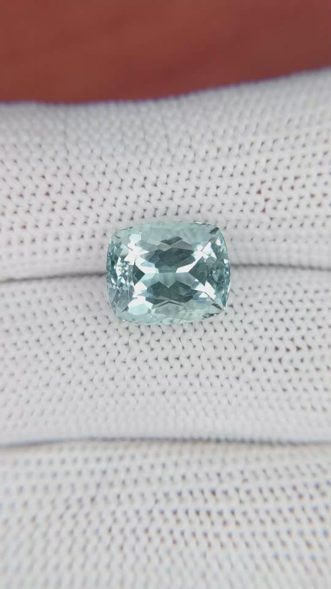 4.59 Ct. Aquamarine from Tanzania Size Video