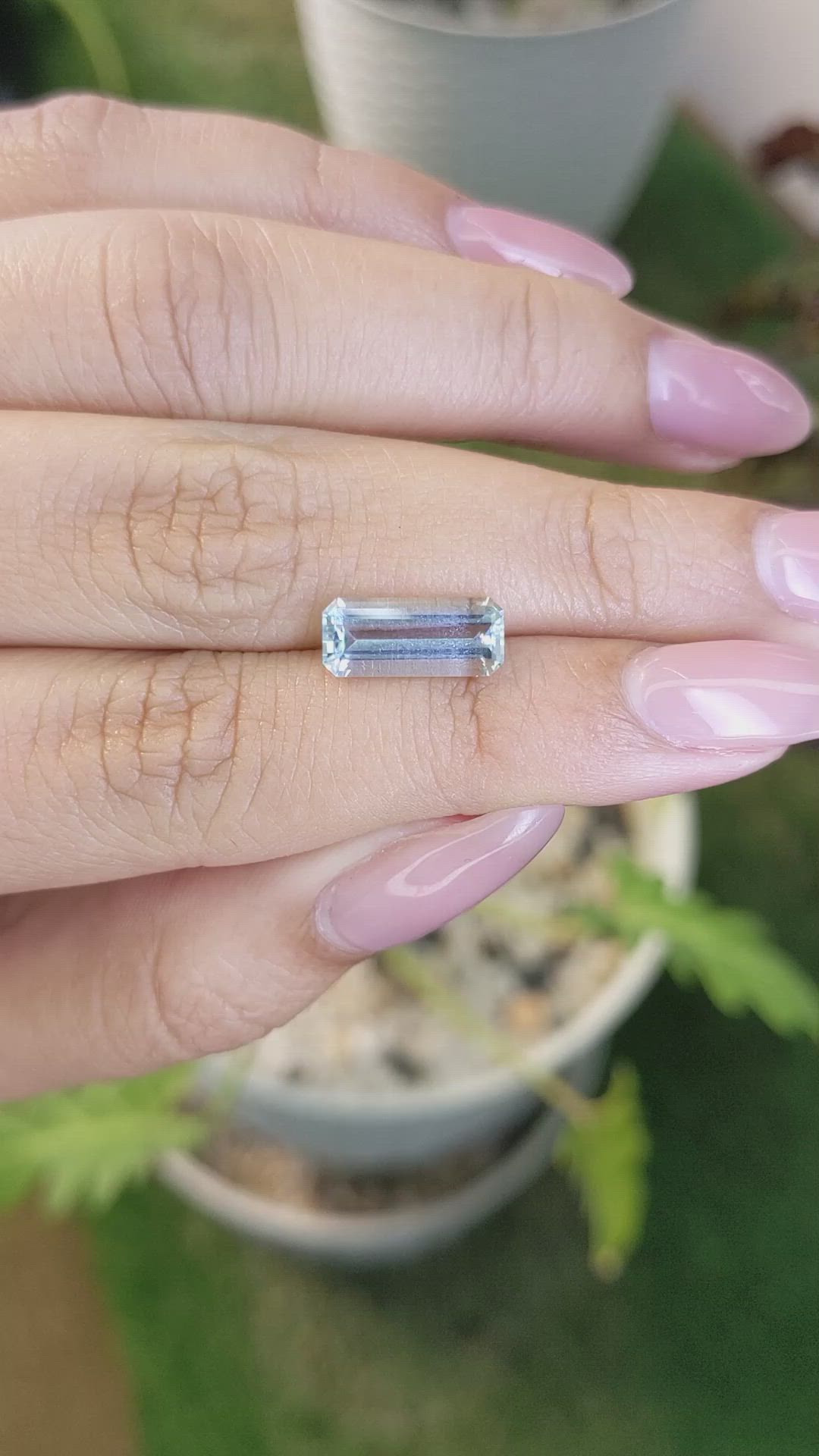 2.00 Ct. Aquamarine from Tanzania Size Video