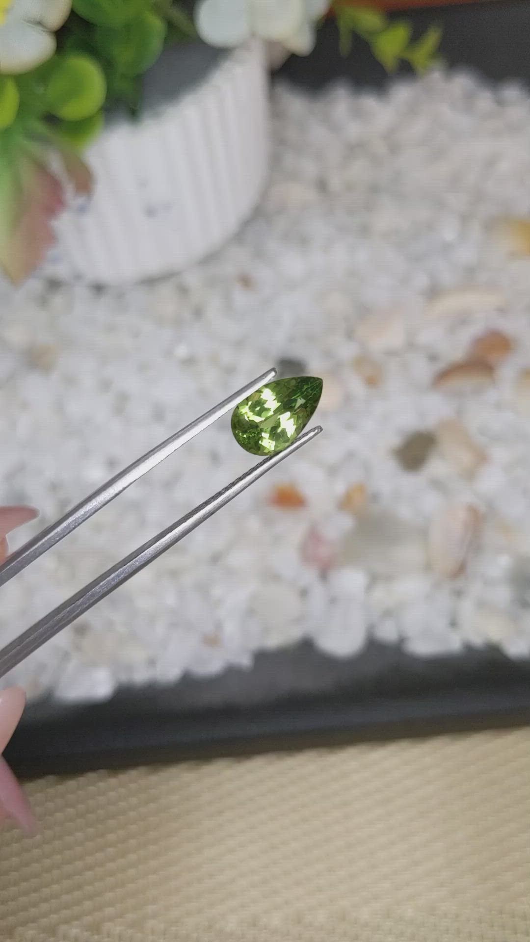 1.98 Ct. Green Tourmaline from Tanzania Size Video