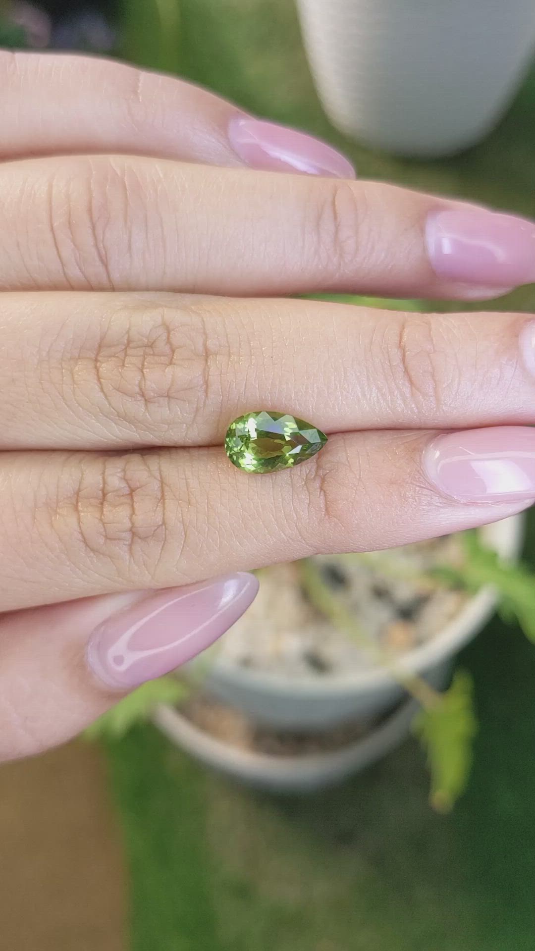 1.98 Ct. Green Tourmaline from Tanzania Size Video