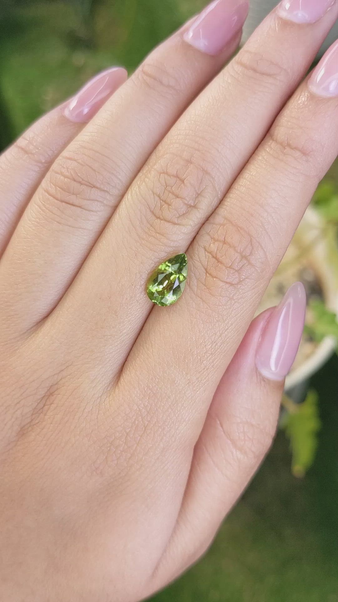 1.98 Ct. Green Tourmaline from Tanzania Size Video