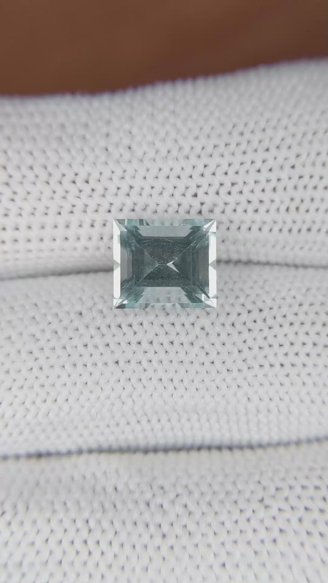 2.46 Ct. Aquamarine from Tanzania Size Video