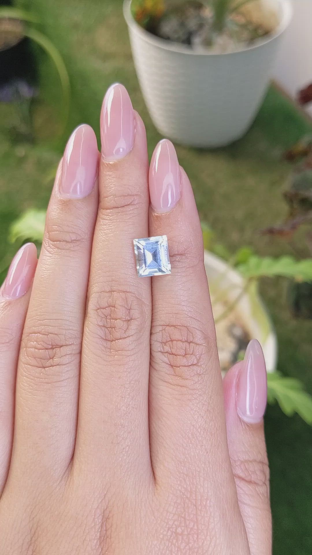 2.46 Ct. Aquamarine from Tanzania Size Video
