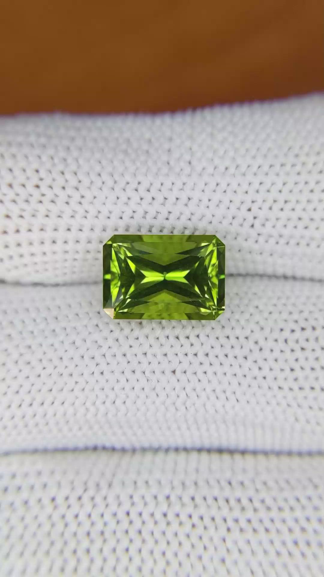 4.22 Ct. Peridot from Tanzania Size Video