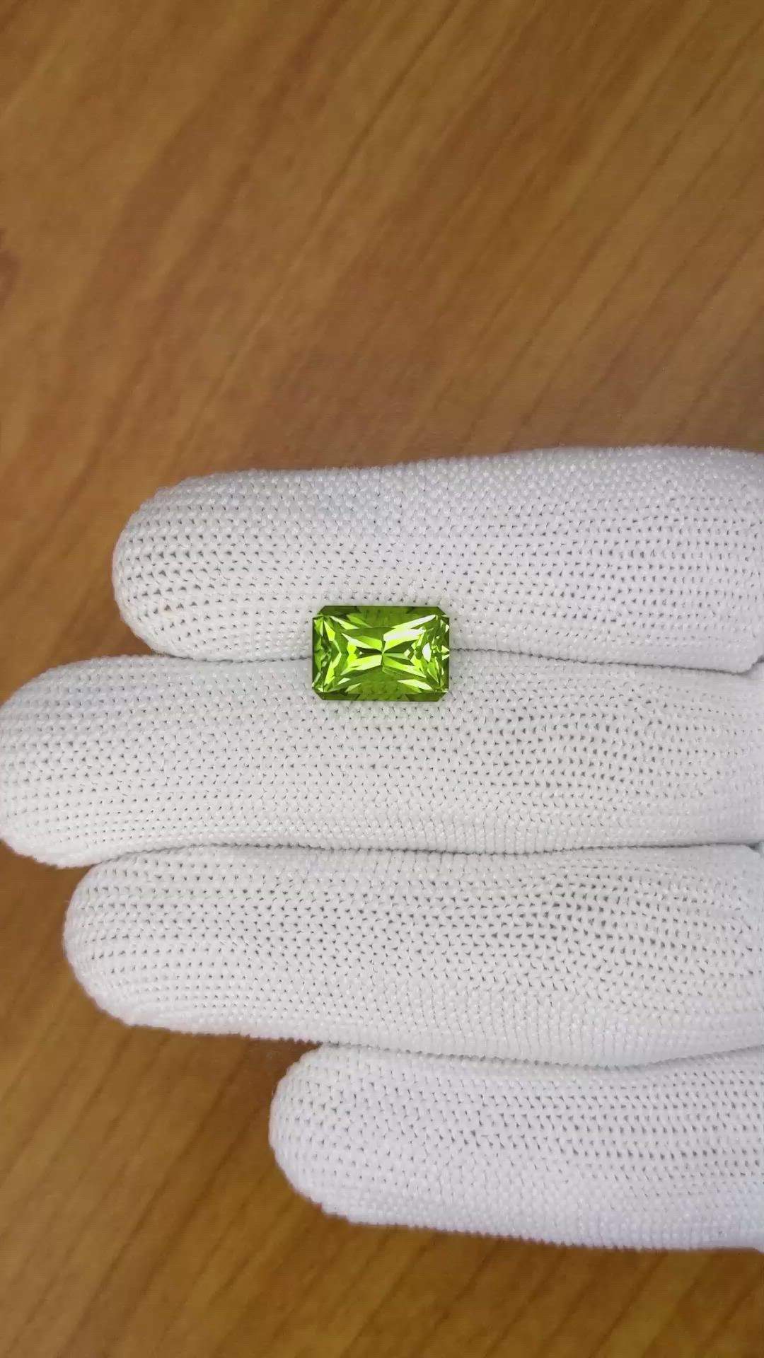 4.22 Ct. Peridot from Tanzania Size Video