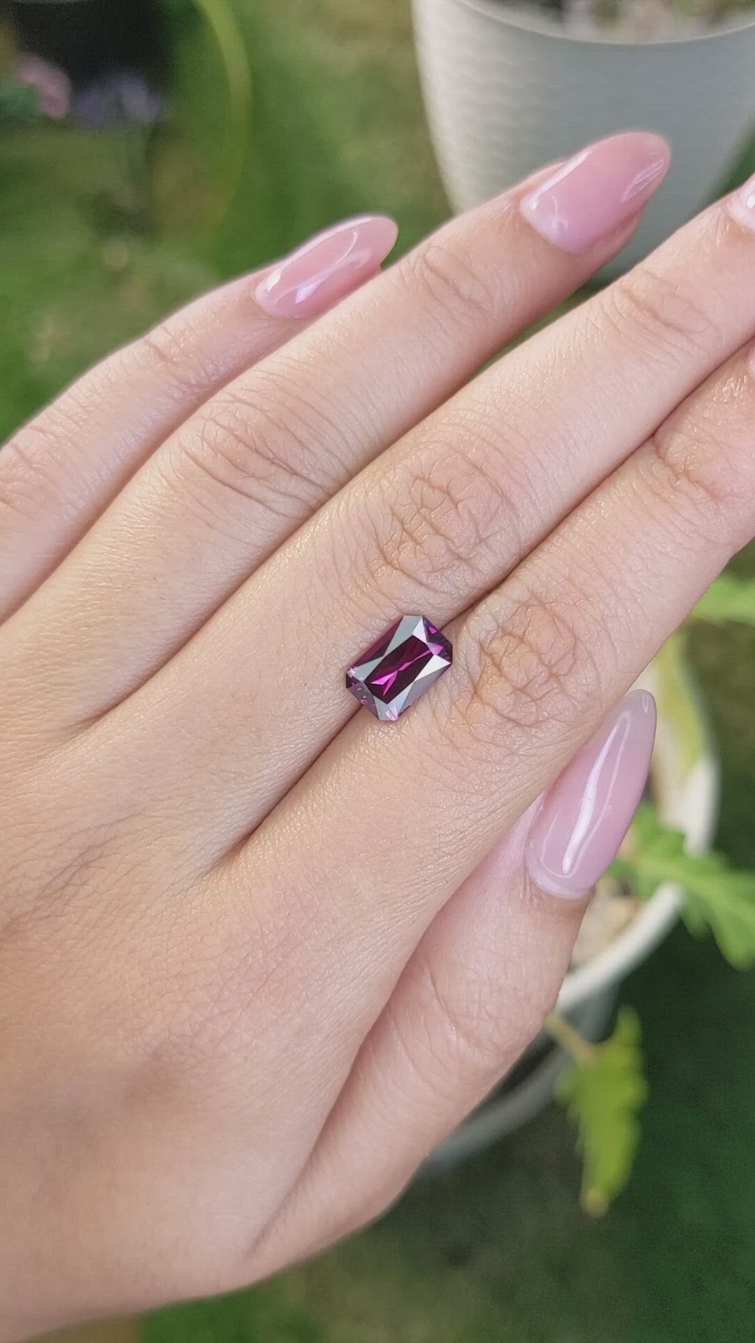 2.27 Ct. Garnet from Tanzania Size Video