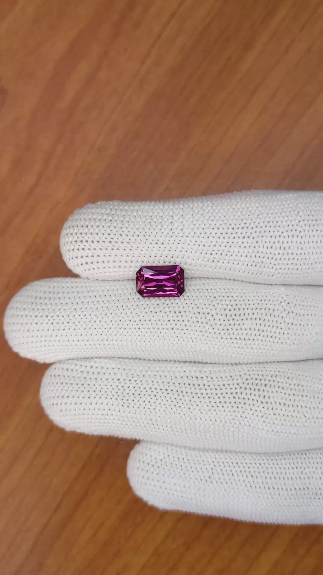 2.27 Ct. Garnet from Tanzania Size Video