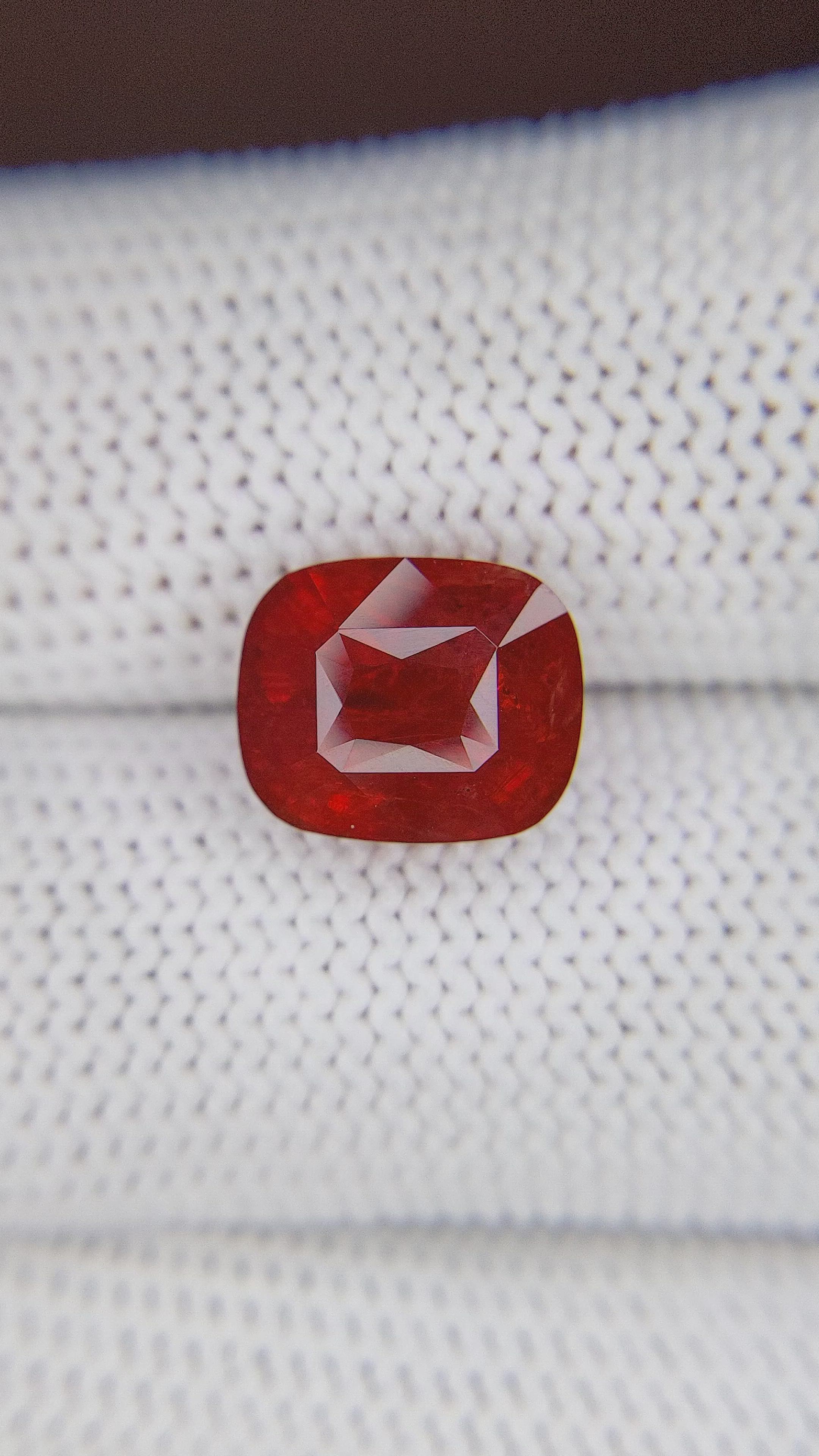 6.12 Ct. Spinel from Tanzania Size Video