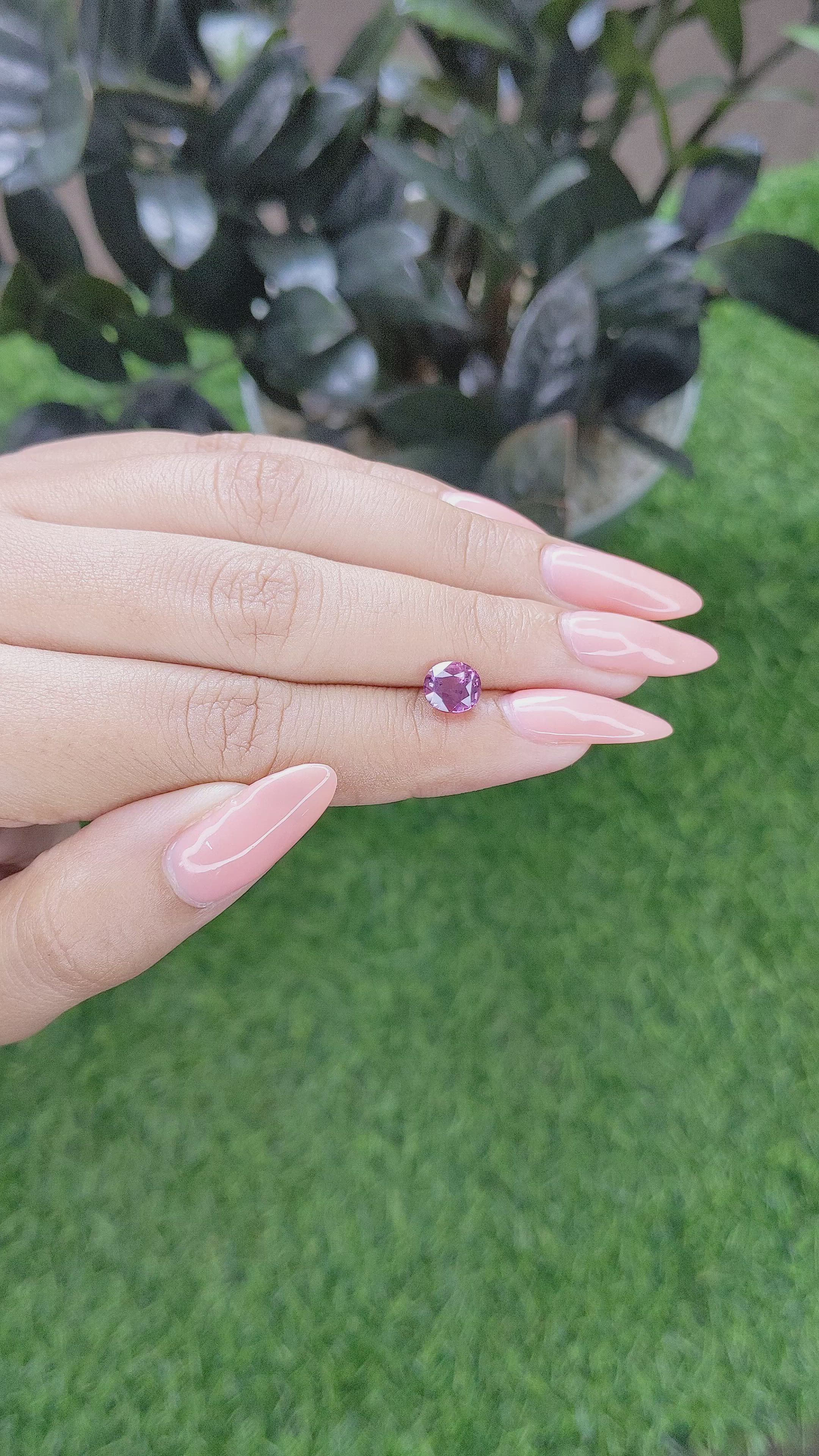 1.64 Ct. Spinel from Tanzania Size Video