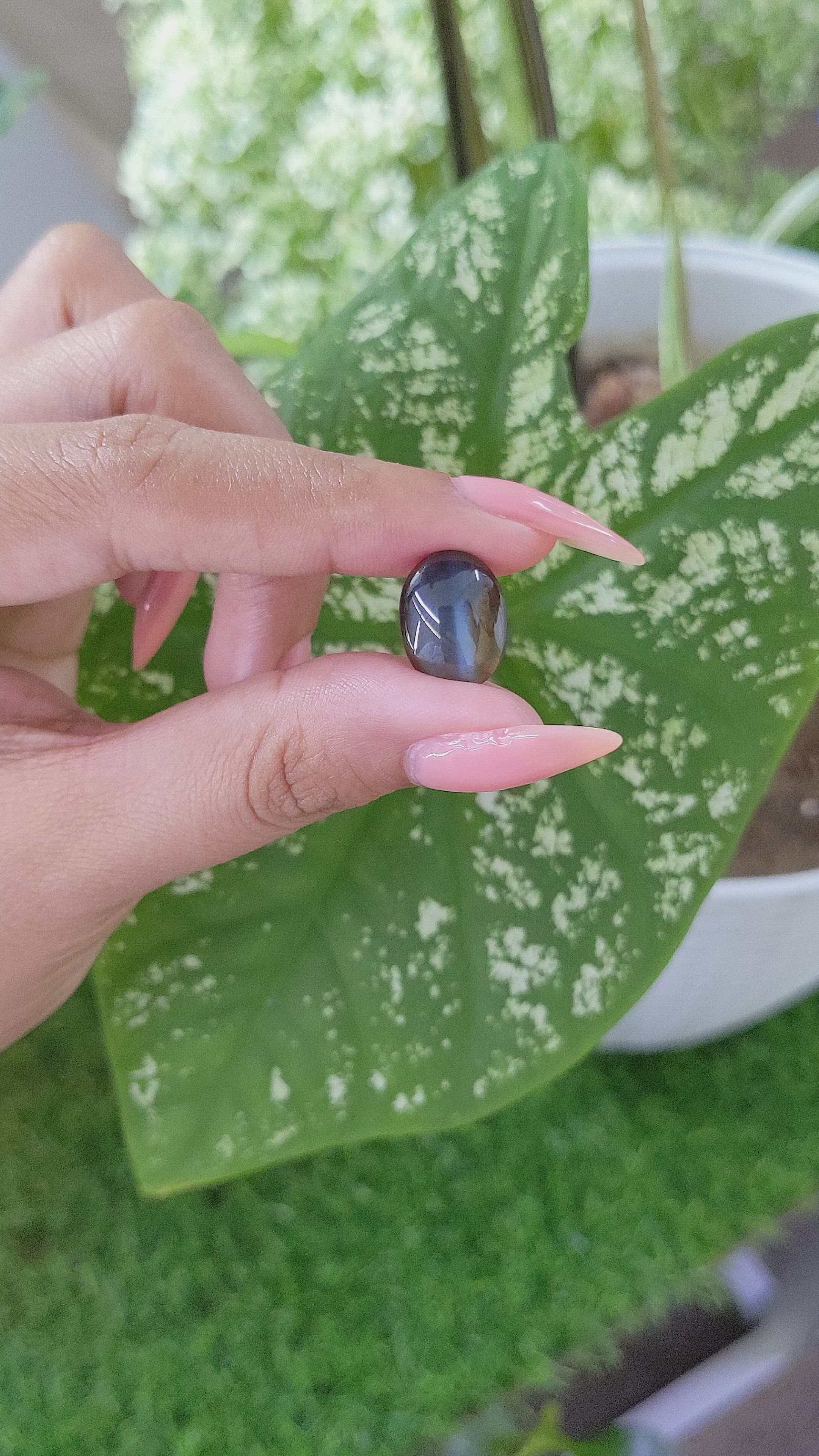 8.06 Ct. Cabochon Alexandrite from Tanzania Size Video