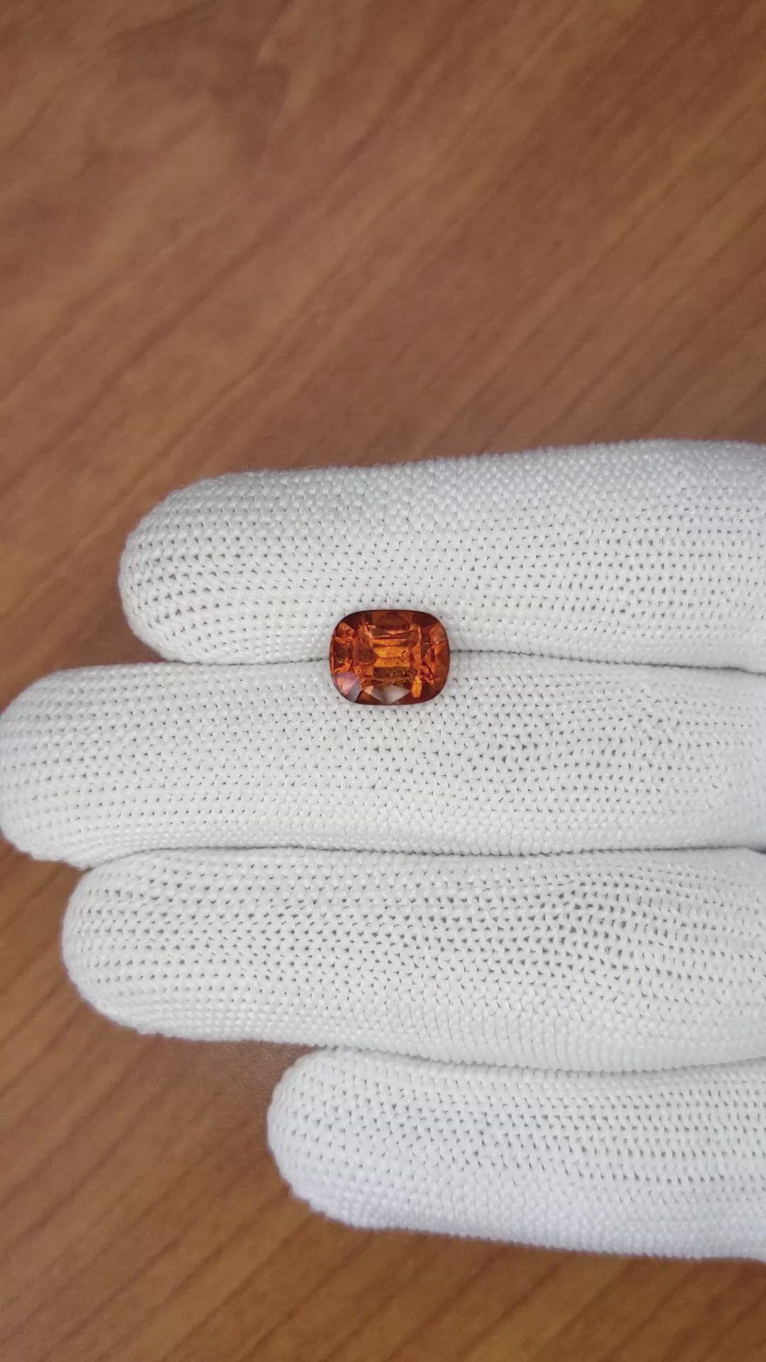 4.03 Ct. Hessonite Garnet from Madagascar Size Video