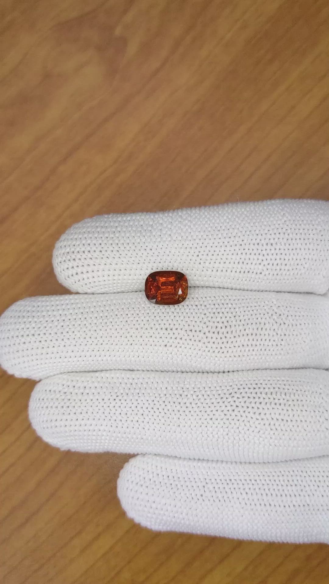 2.32 Ct. Hessonite Garnet from Madagascar Size Video