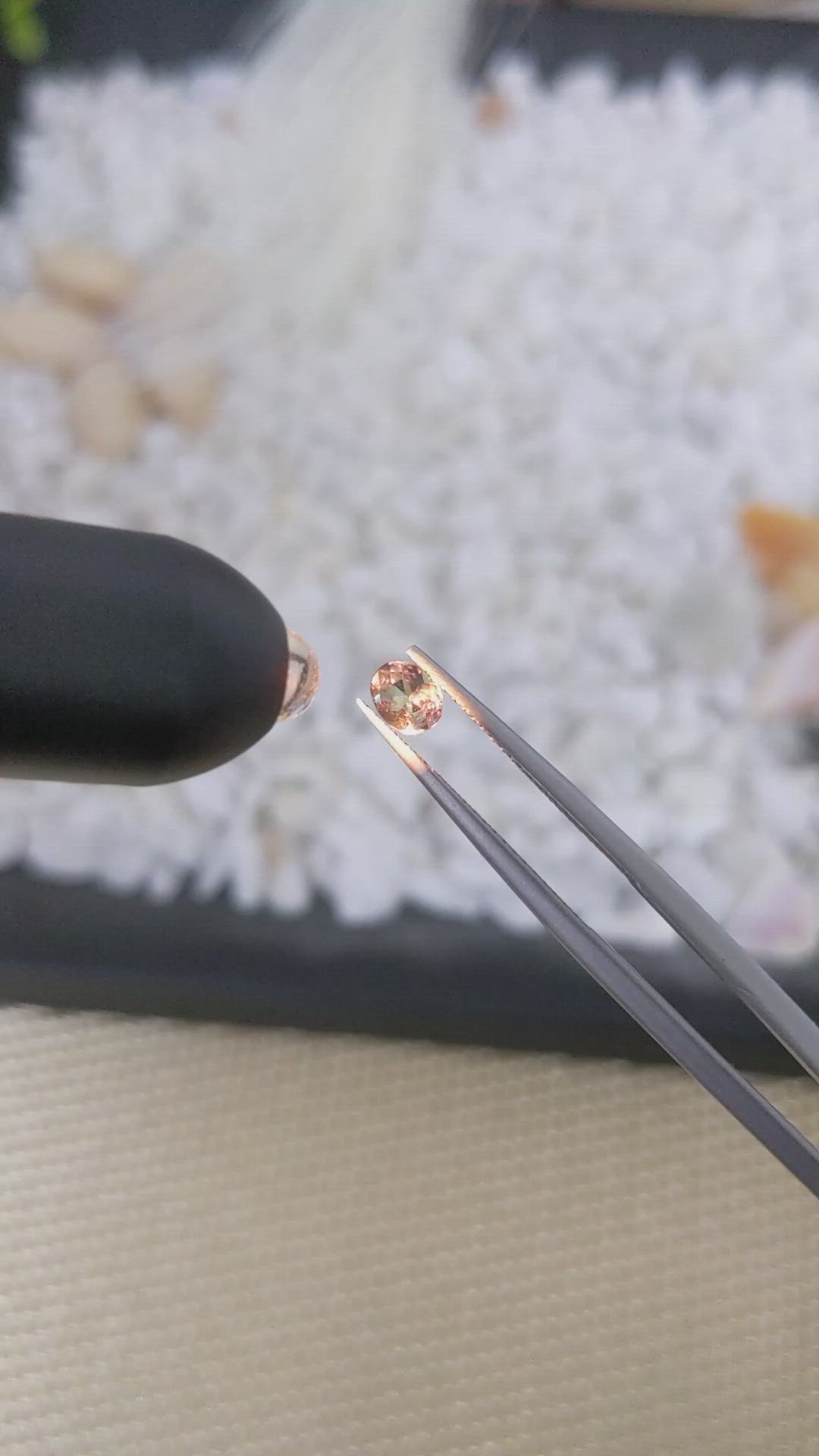 0.32 Ct. Alexandrite from Ceylon (Sri Lanka) Size Video