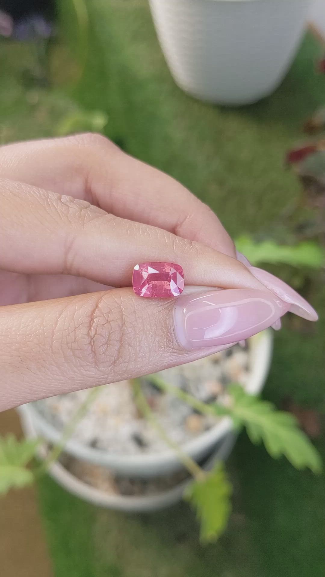 3.02 Ct. Pinkish Orange Spinel from Tanzania Size Video
