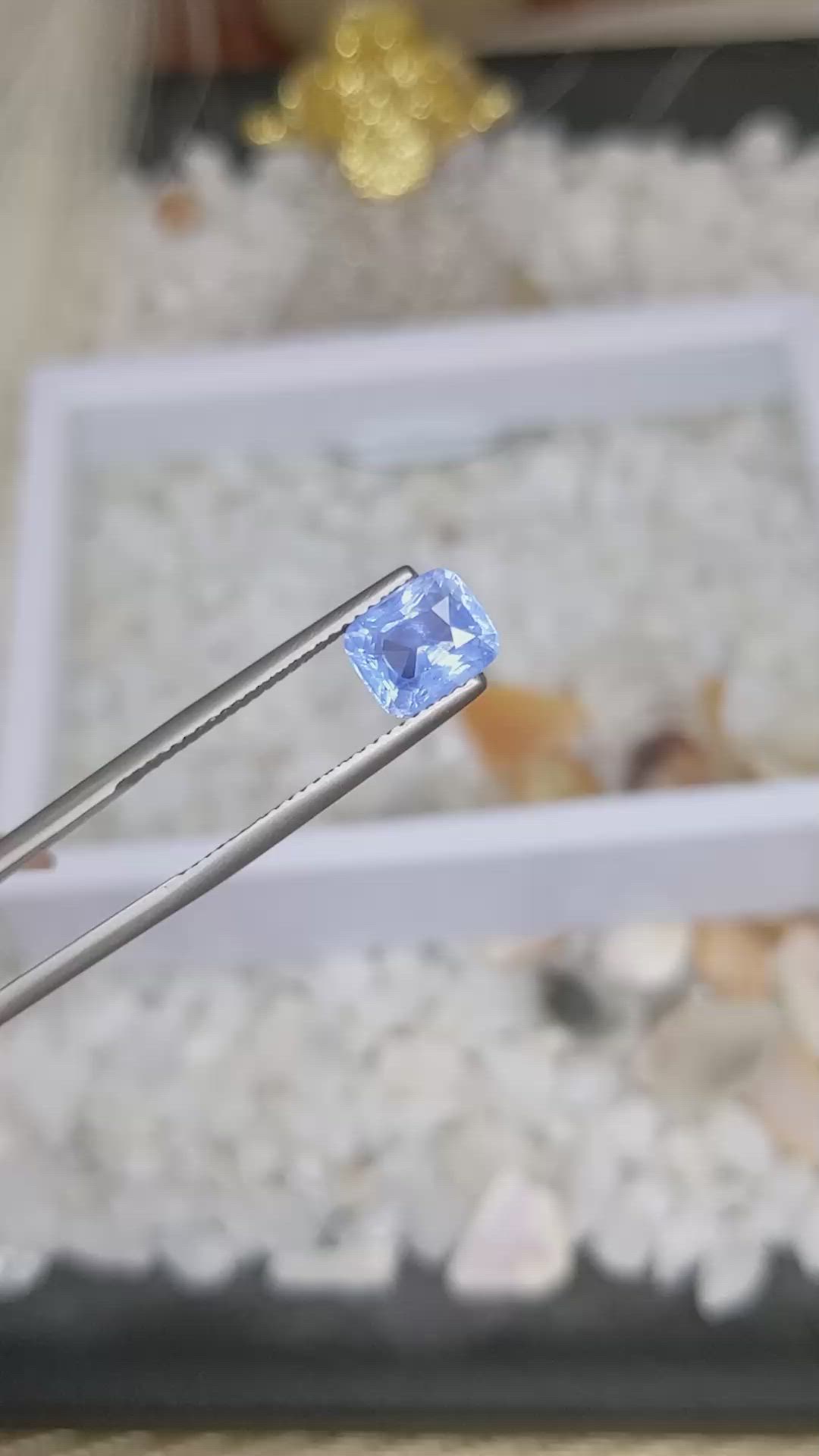1.82 Ct. Cobalt Spinel from Ceylon (Sri Lanka) Size Video
