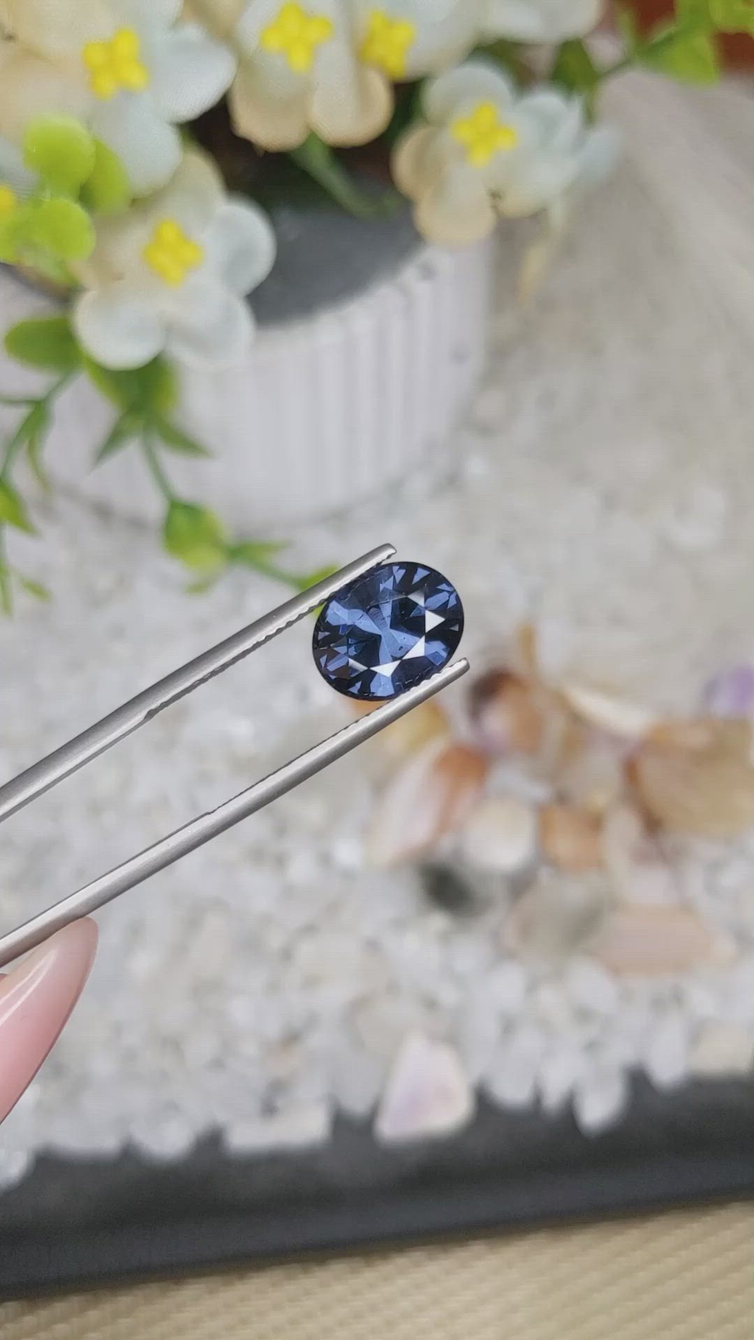 3.19 Ct. Spinel from Ceylon (Sri Lanka) Size Video