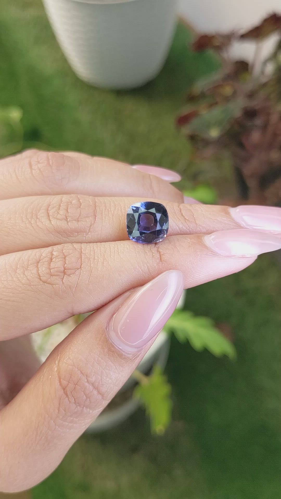 5.23 Ct. Spinel from Ceylon (Sri Lanka) Size Video