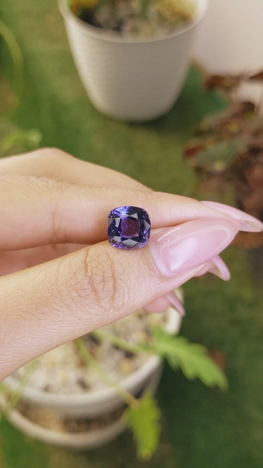 5.23 Ct. Spinel from Ceylon (Sri Lanka) Size Video