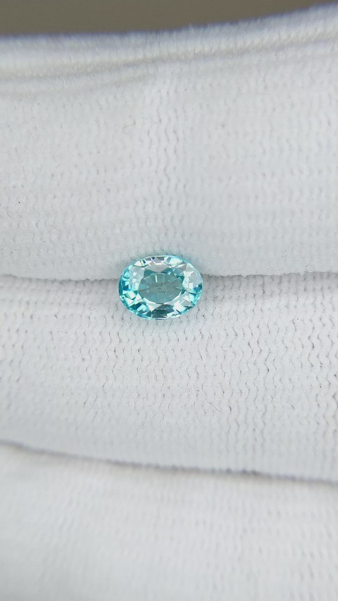 1.35 Ct. Zircon from Cambodia Size Video