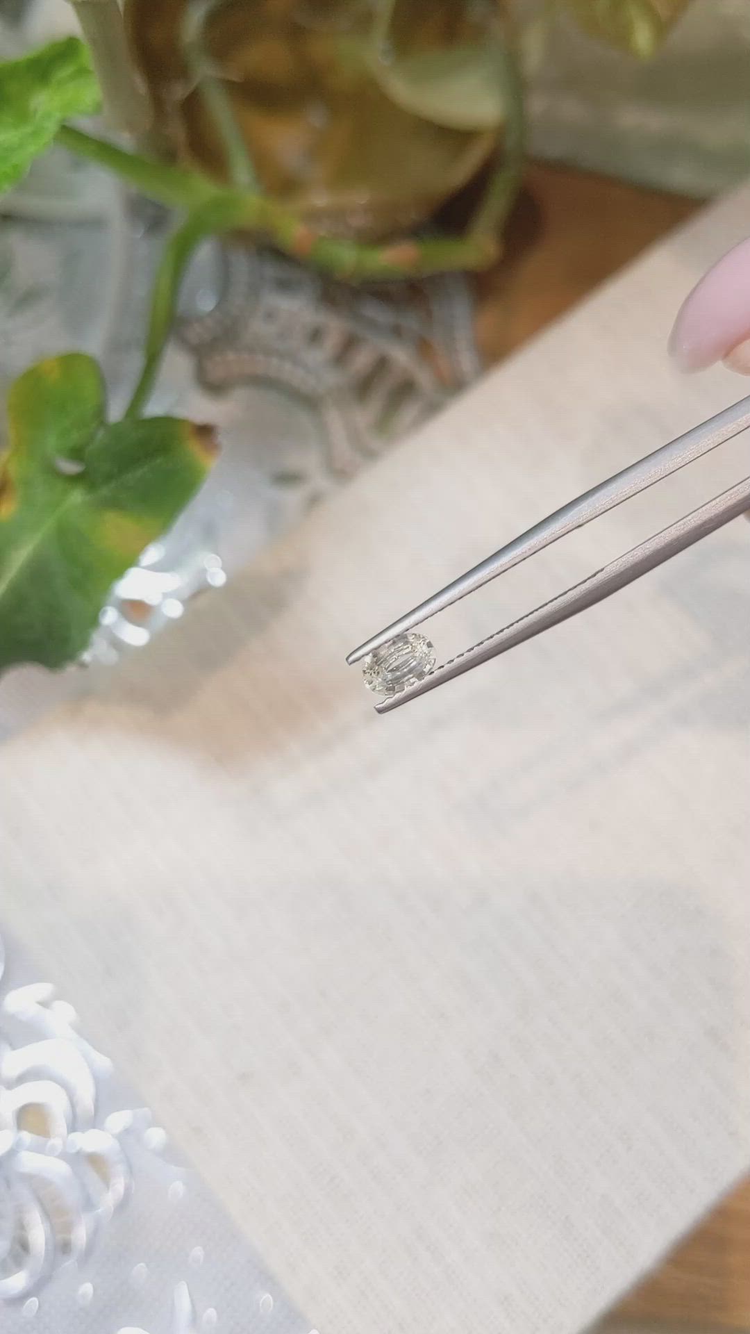 0.46 Ct. Zircon from Tanzania Size Video