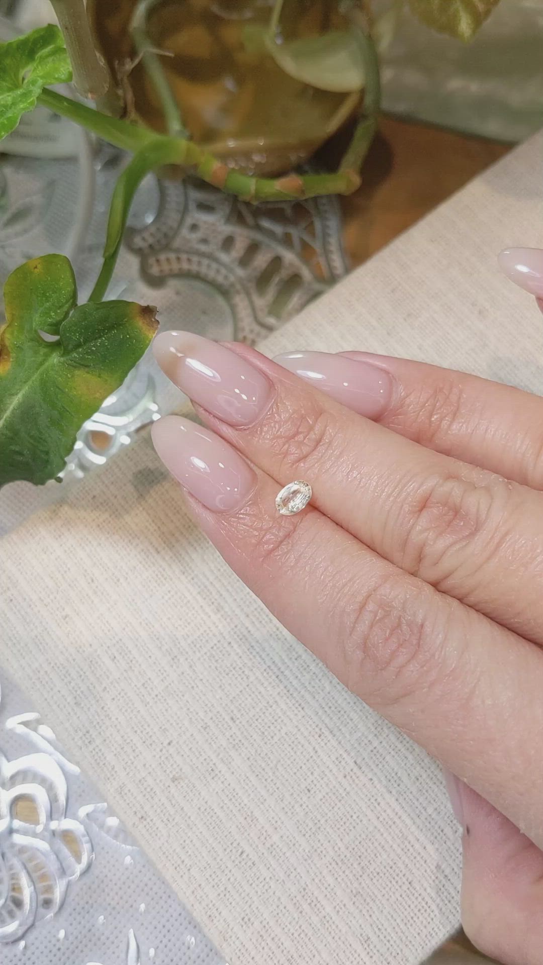 0.46 Ct. Zircon from Tanzania Size Video