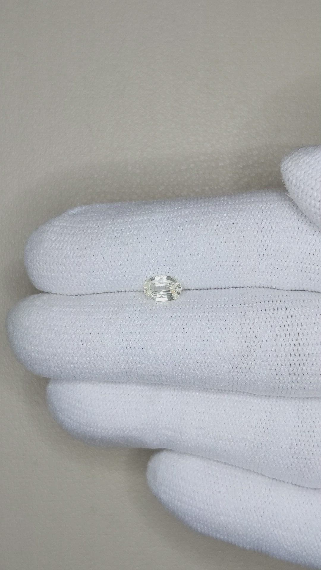 0.46 Ct. Zircon from Tanzania Size Video