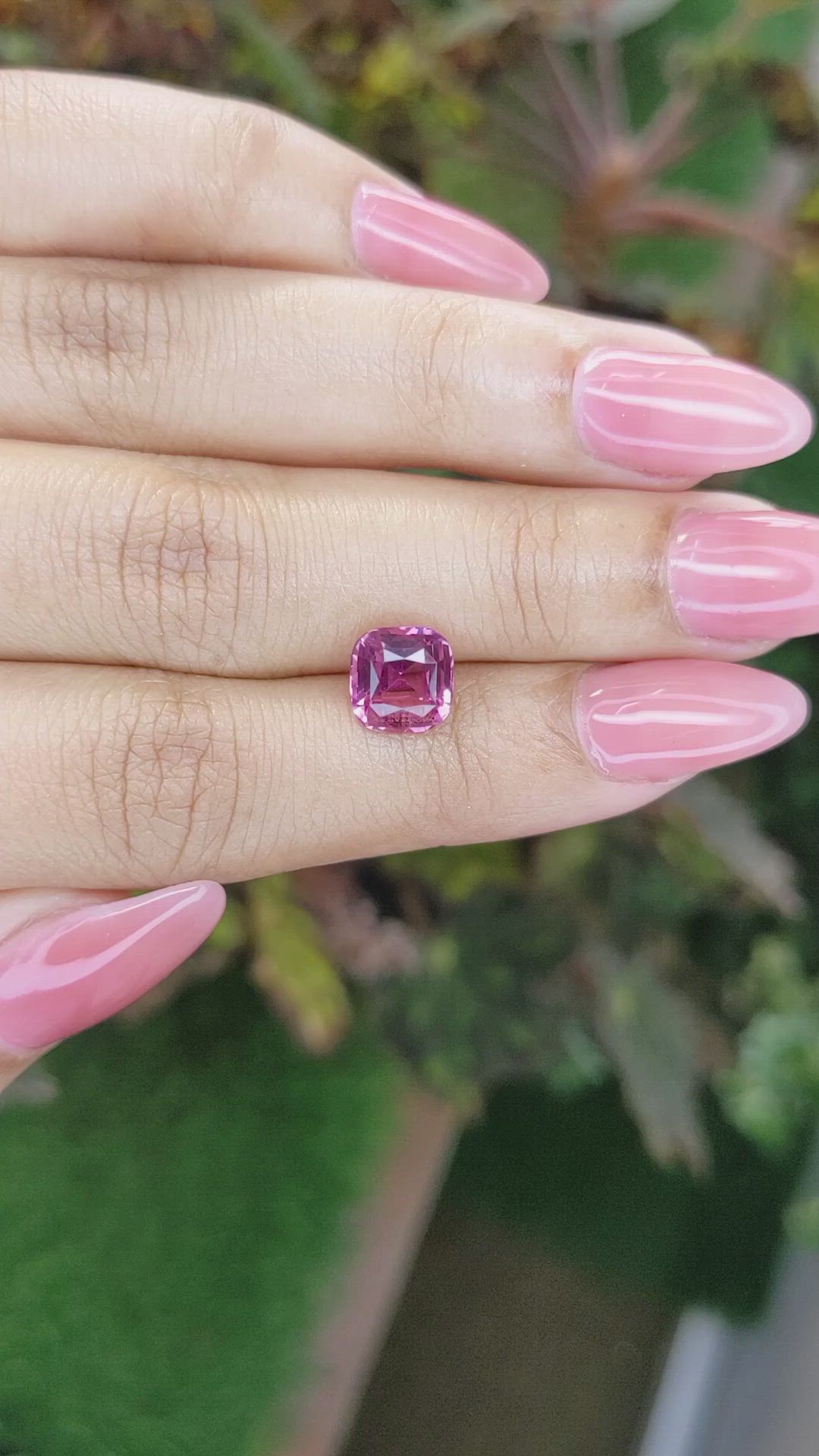 2.57 Ct. Spinel from Ceylon (Sri Lanka) Size Video