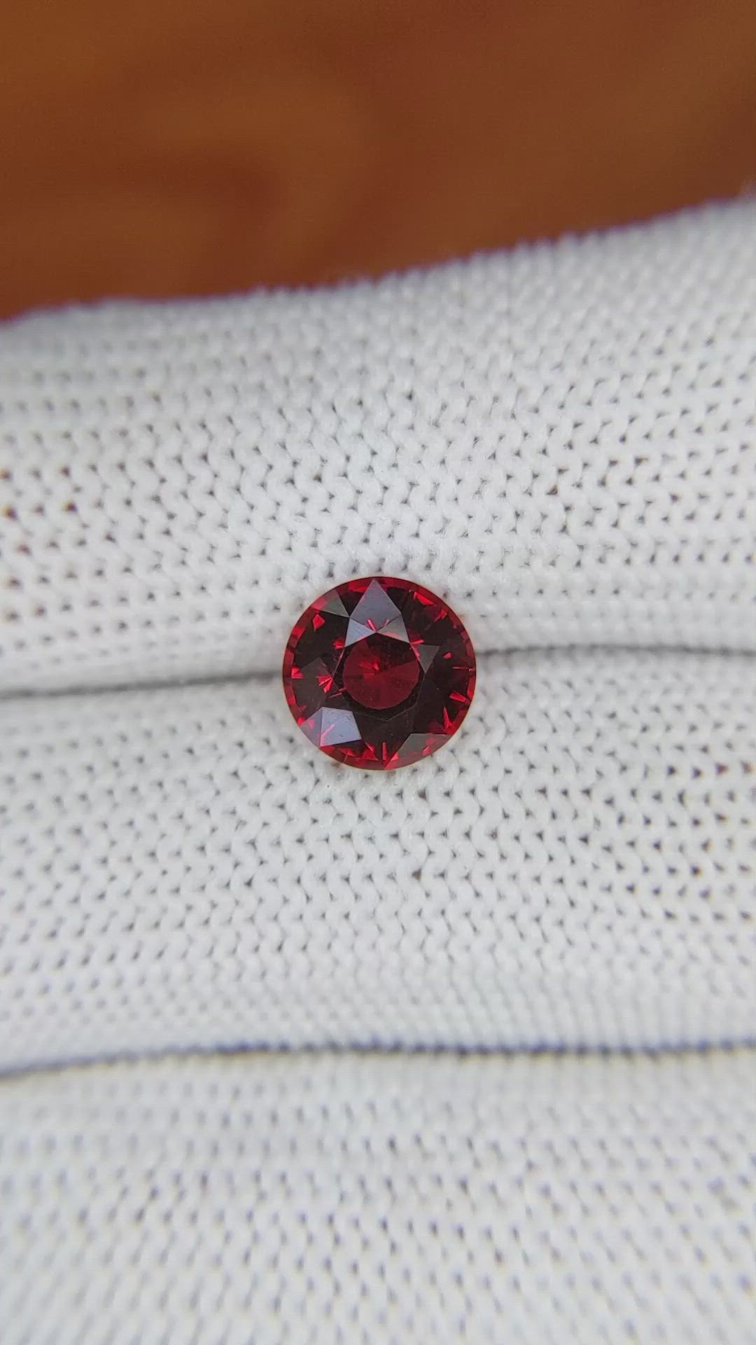 2.49 Ct. Garnet from Ceylon (Sri Lanka) Size Video